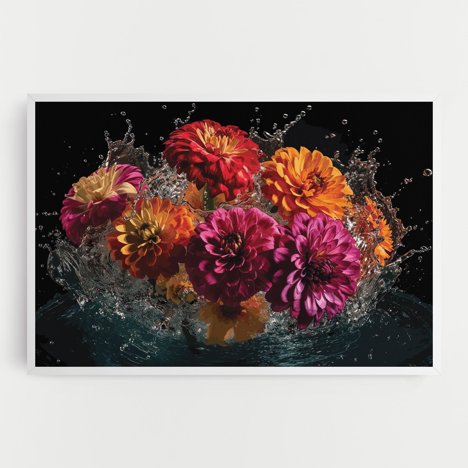 Flower Water Splash mockup 0