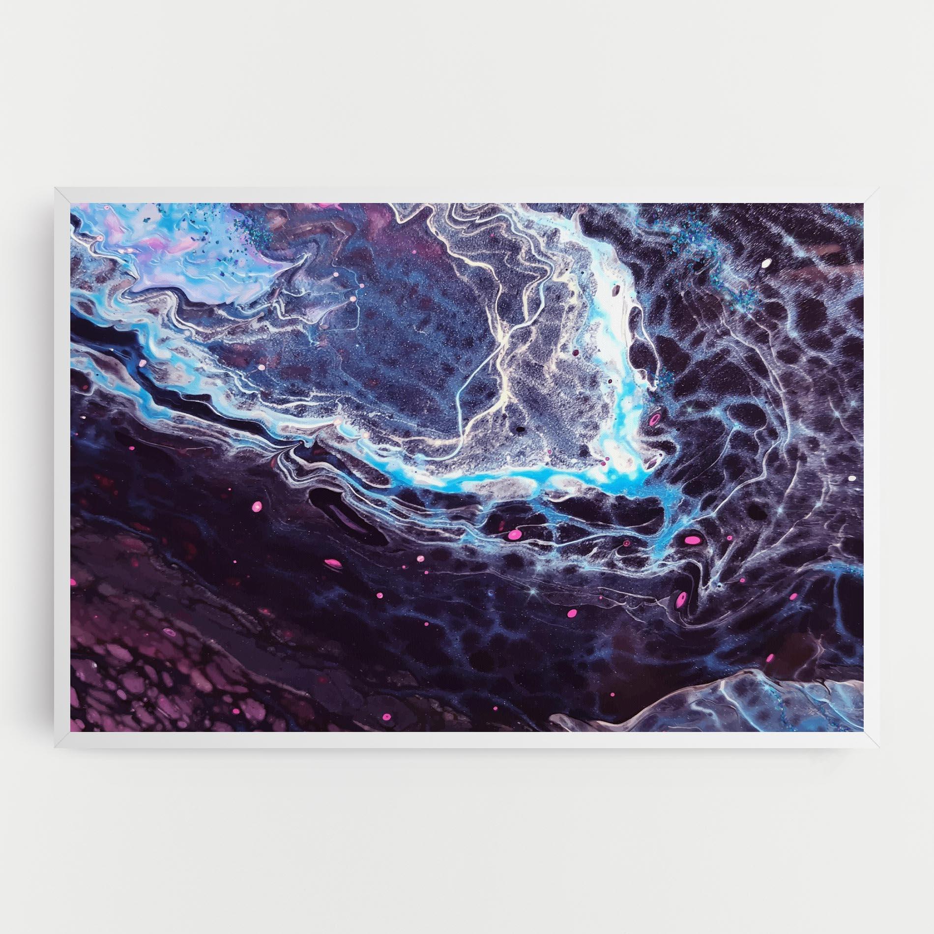 Tablou Canvas Purple Blue Water mockup 0