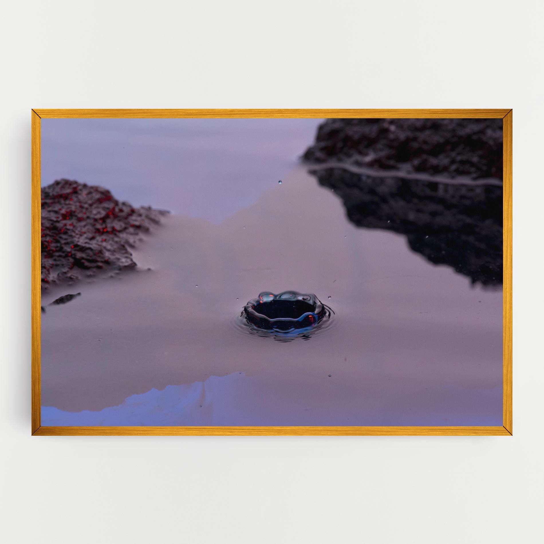 Blue Color Water mockup 0