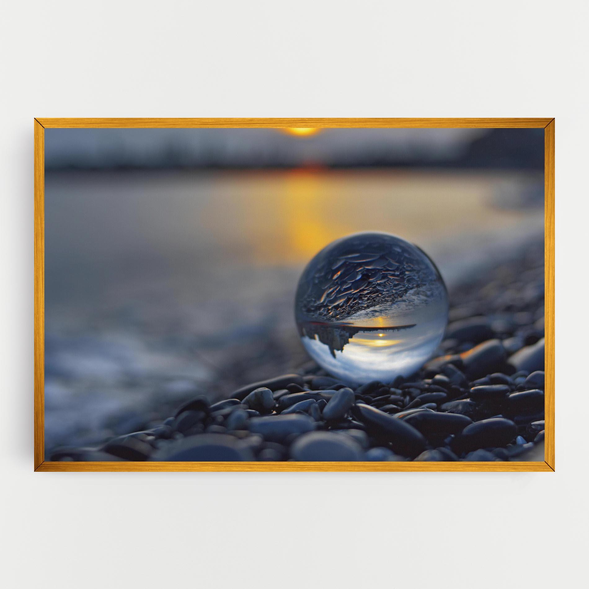 Tablou Canvas Sunset Lensball mockup 0