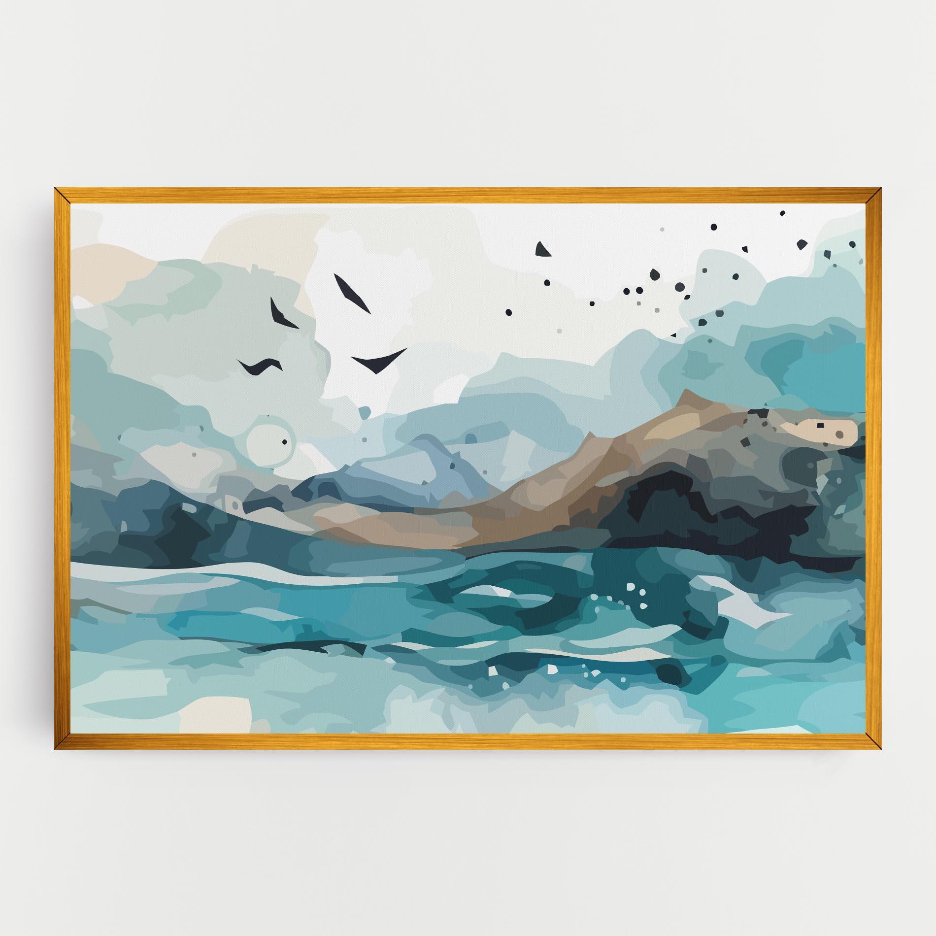 Tablou Canvas Water Birds mockup 0