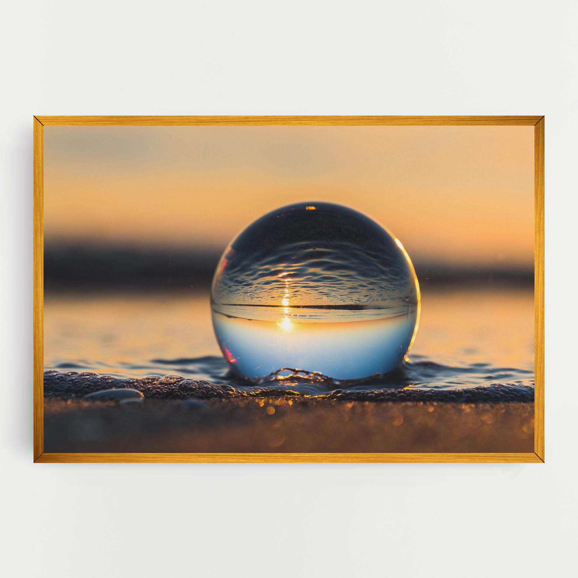 Water Bubble Reflecting mockup 0