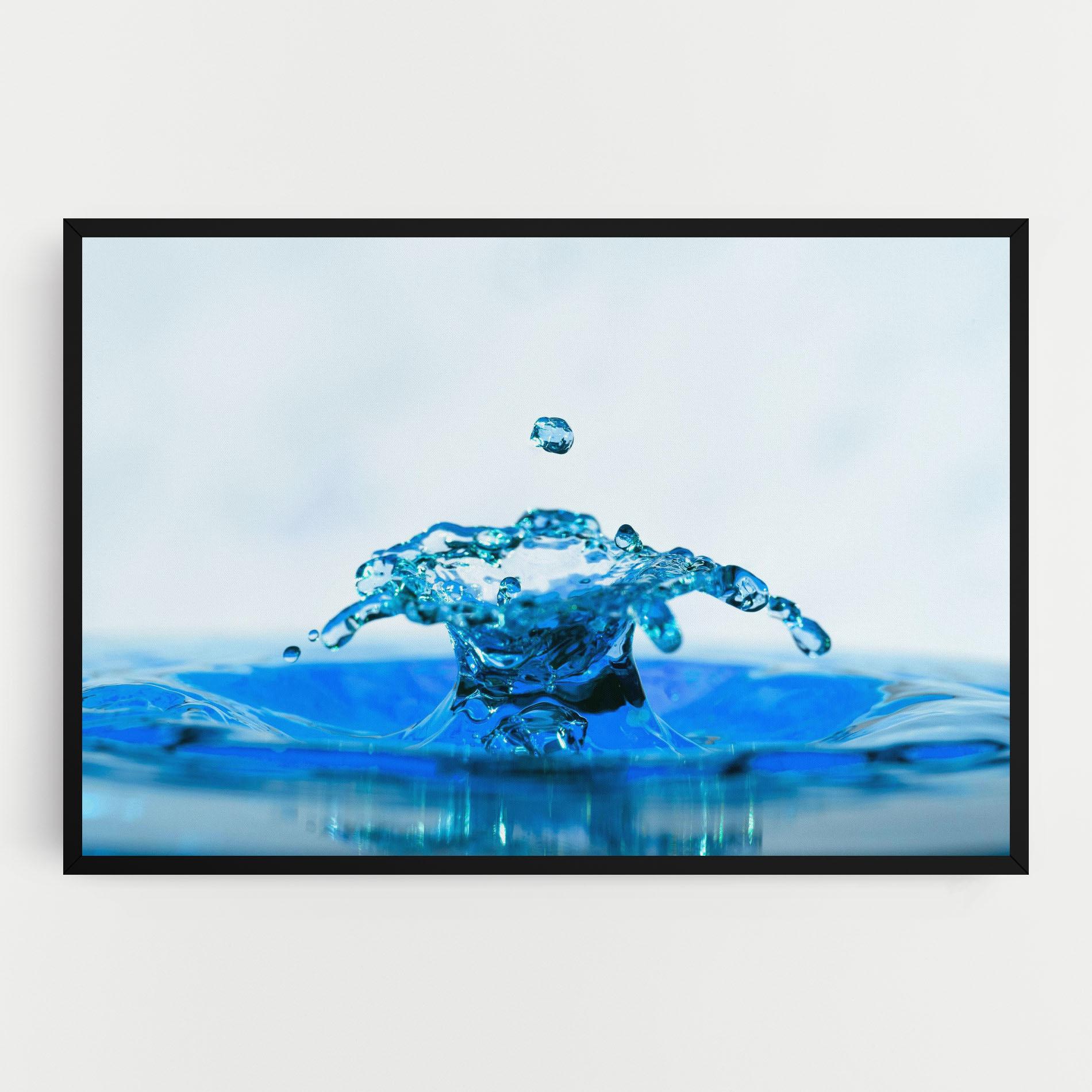 Tablou Canvas Blue Water Splash mockup 0