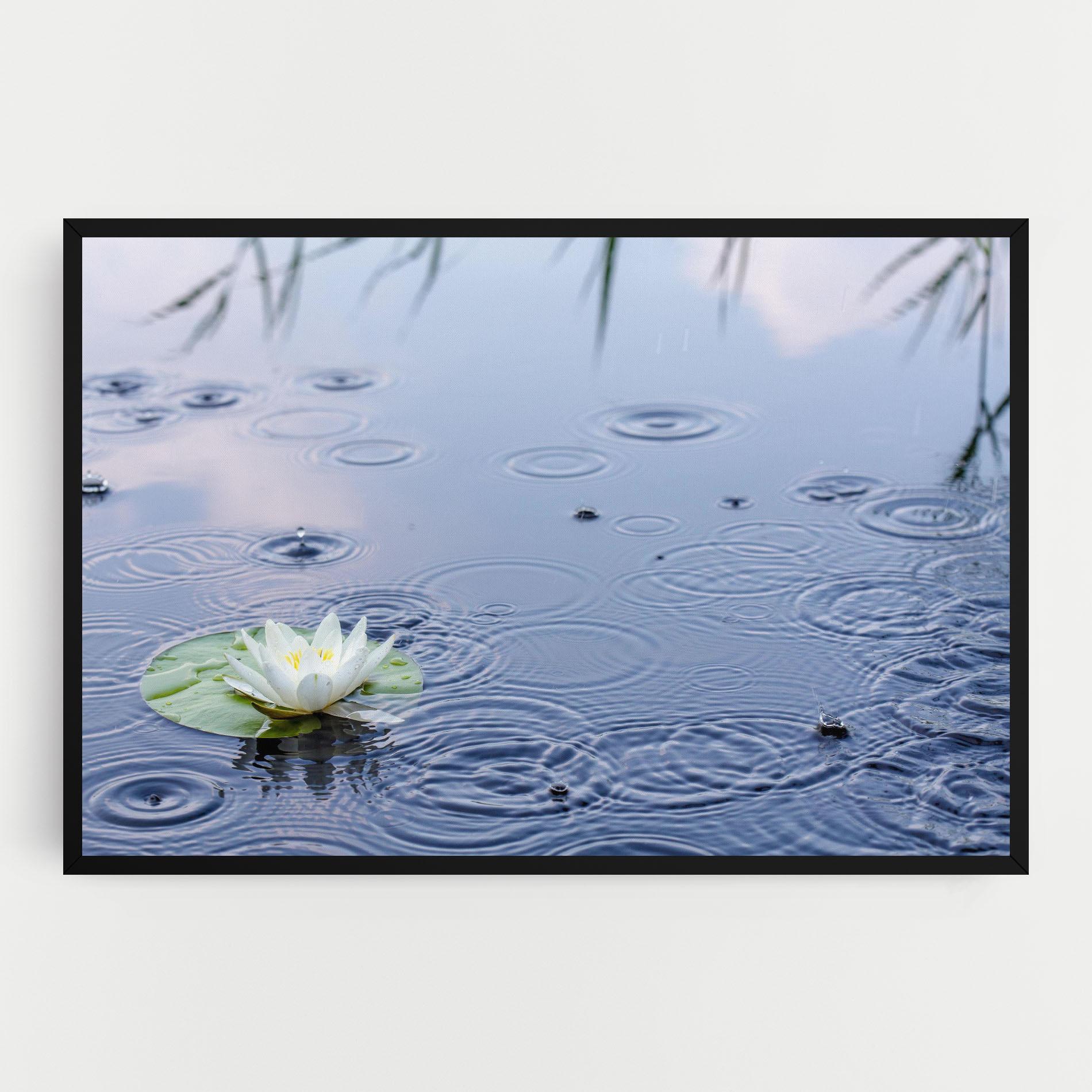 Tablou Canvas Clear Lake Rain mockup 0