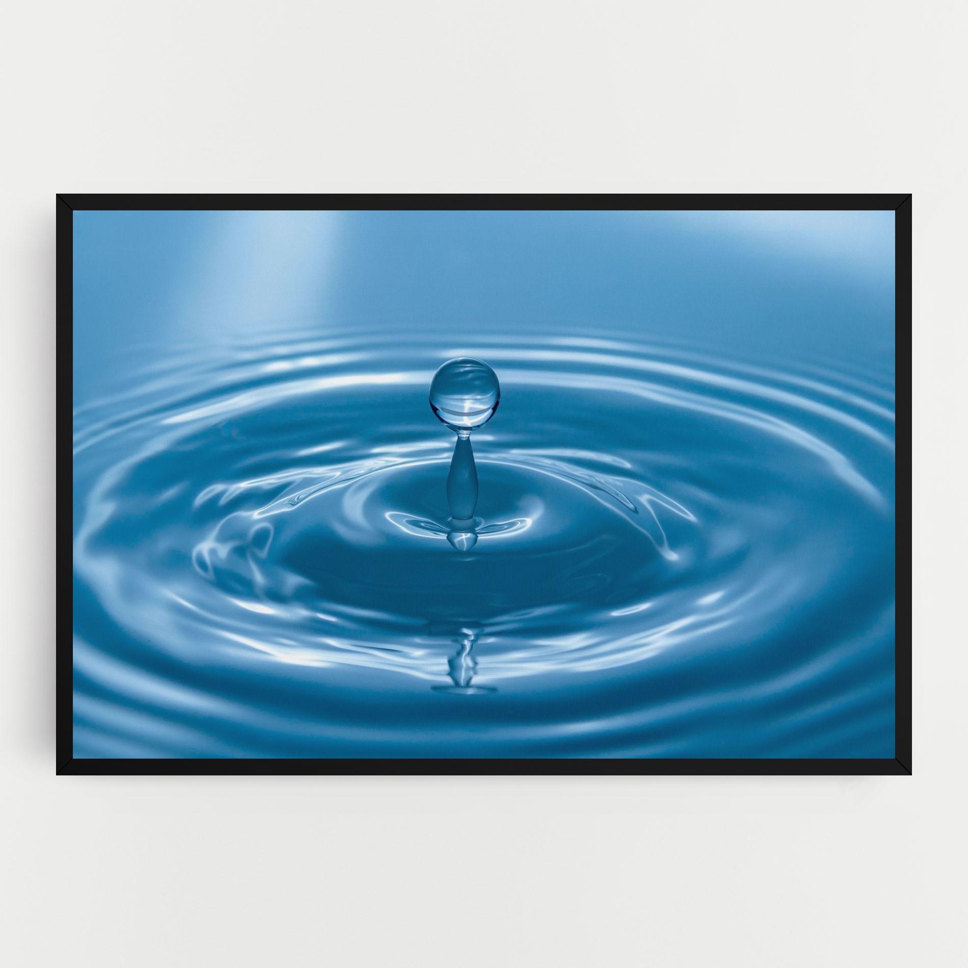 Tablou Canvas Drop Close Up mockup 0