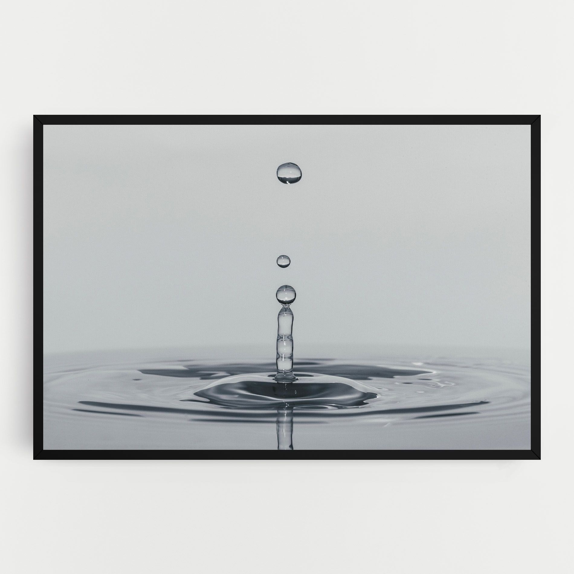 Grey Water Drop mockup 0