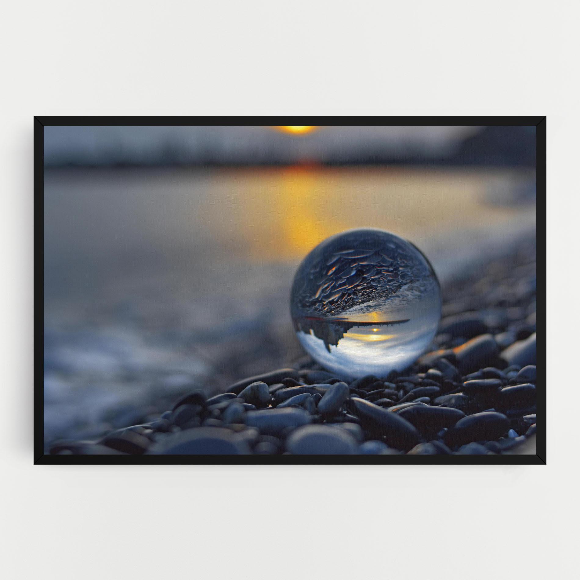 Tablou Canvas Sunset Lensball mockup 0