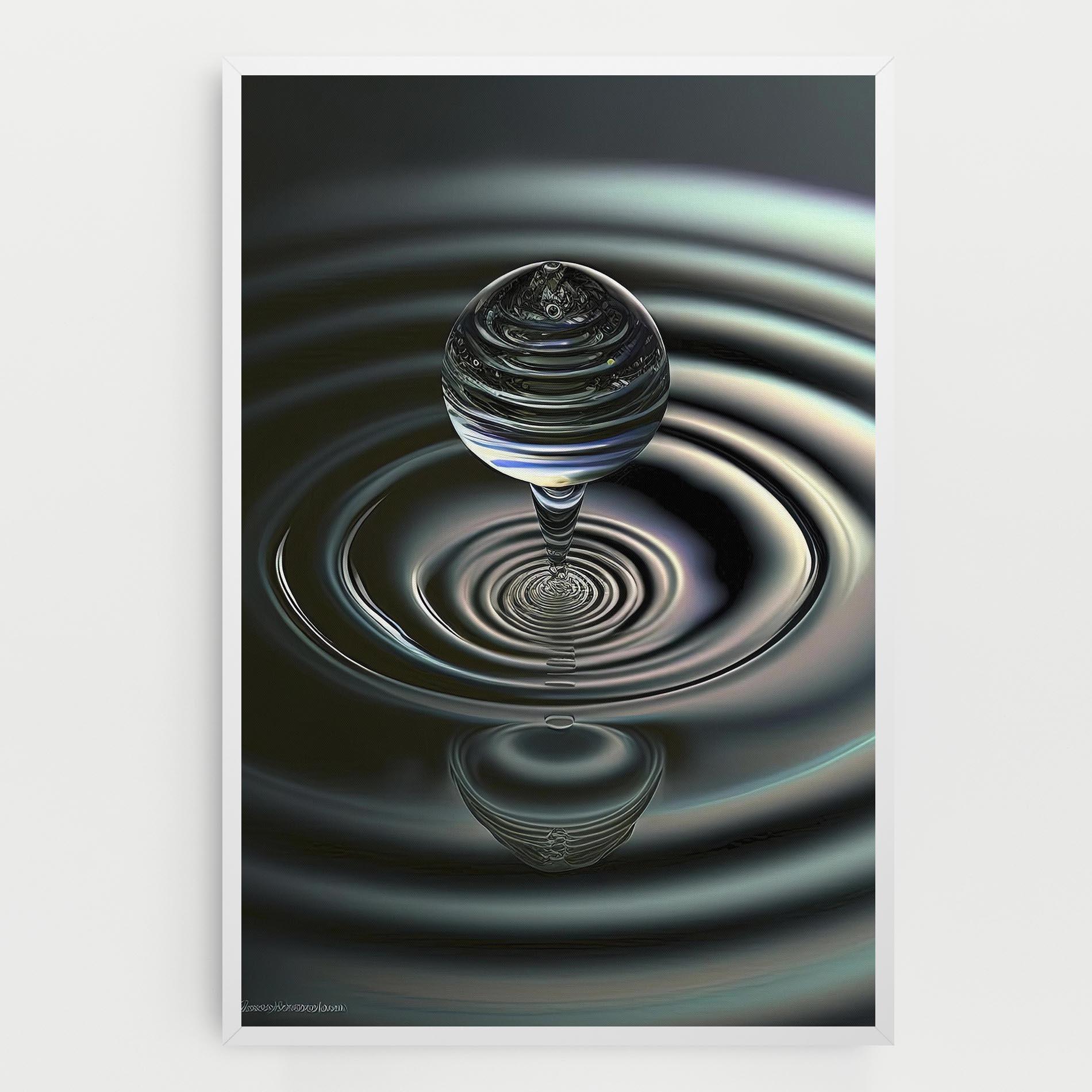 Tablou Canvas Beautiful Water Drop mockup 0