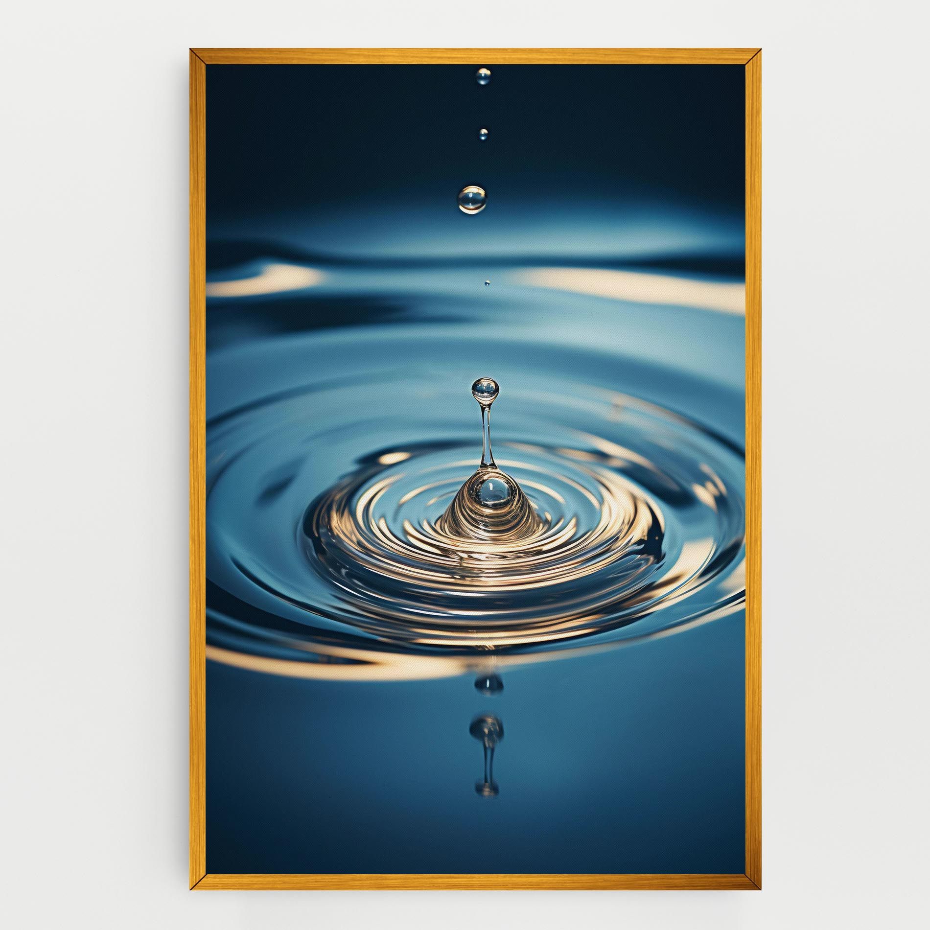 Cream Water Drop mockup 0