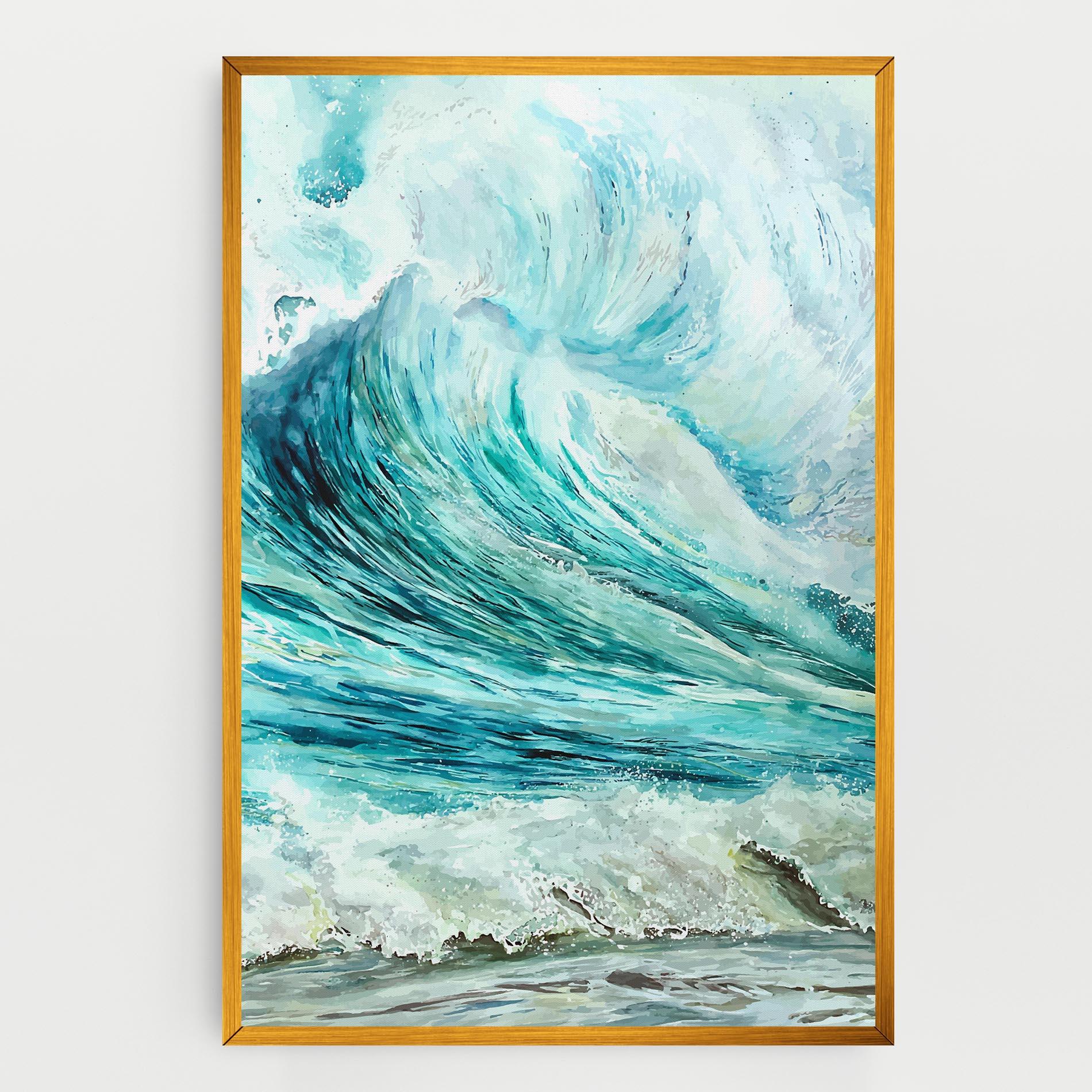 Tablou Canvas Sea Watercolor mockup 0