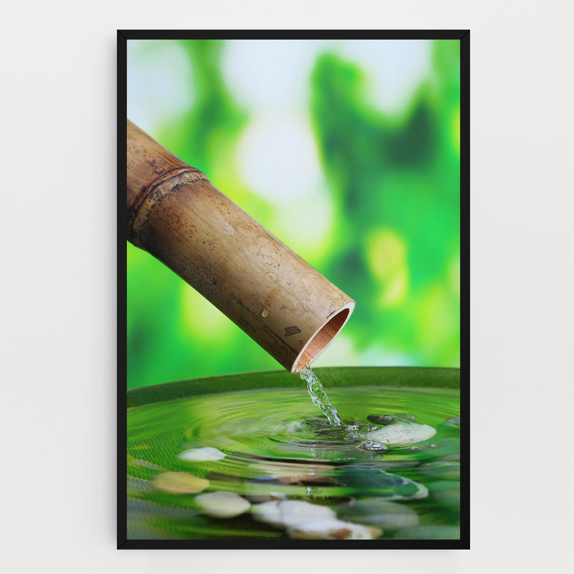 Tablou Canvas Bamboo Fountain mockup 0