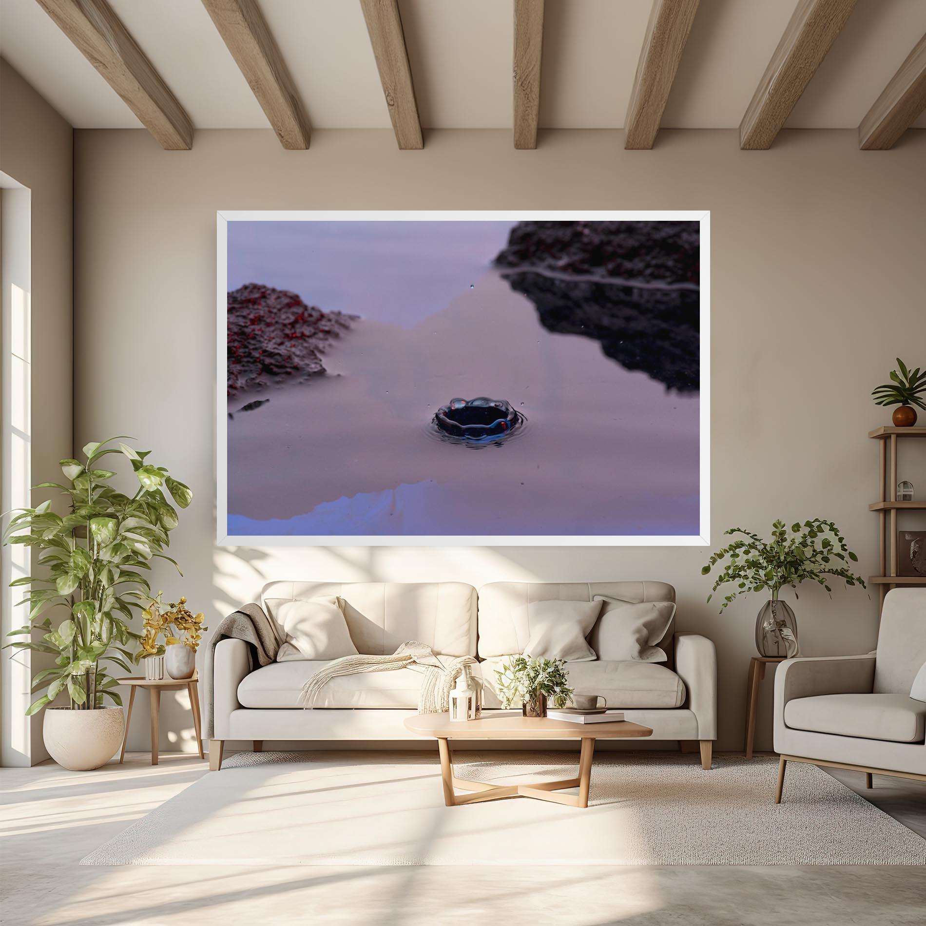 Tablou Canvas Blue Color Water mockup 6