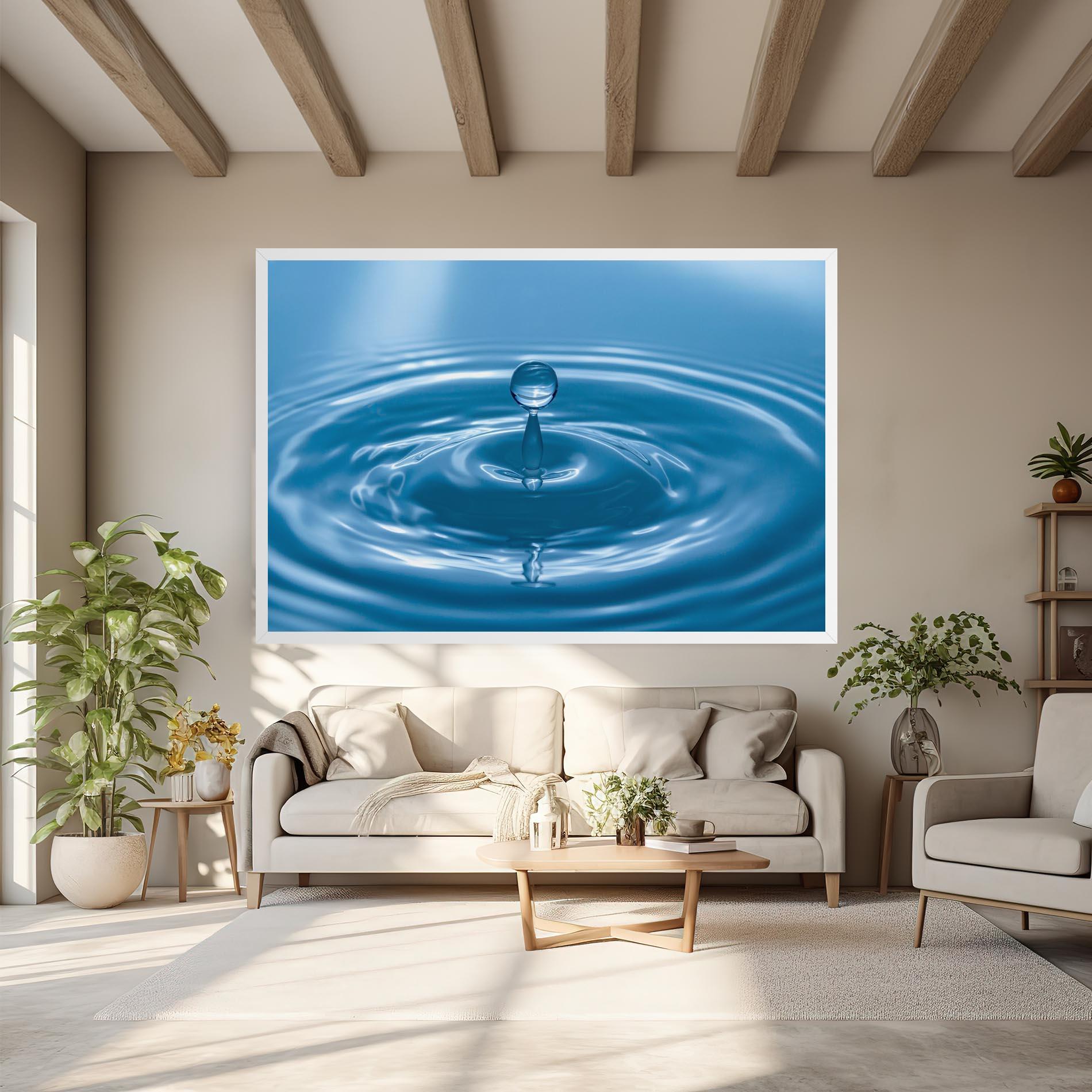 Tablou Canvas Drop Close Up mockup 6