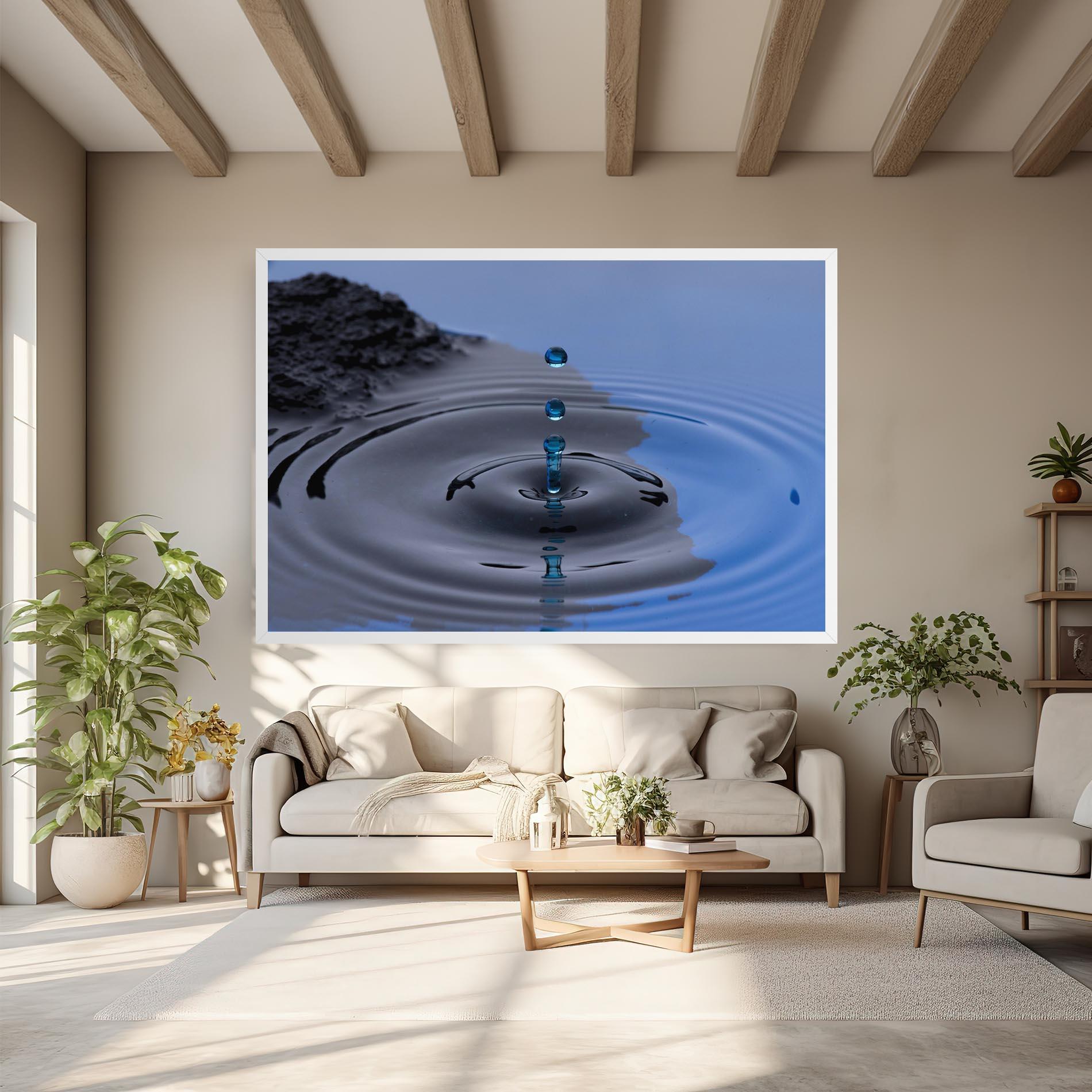 Tablou Canvas Frozen Drops mockup 6