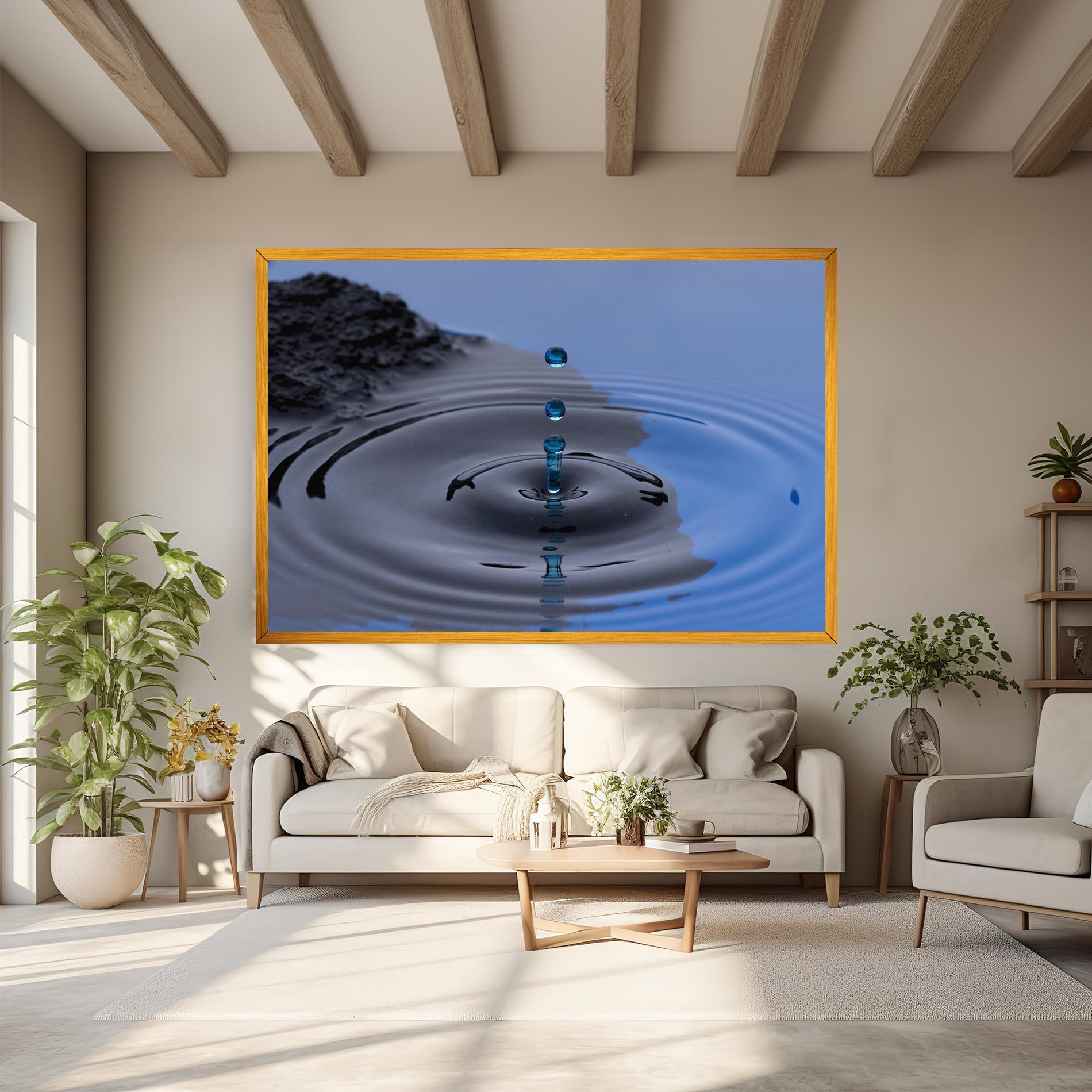 Tablou Canvas Frozen Drops mockup 6