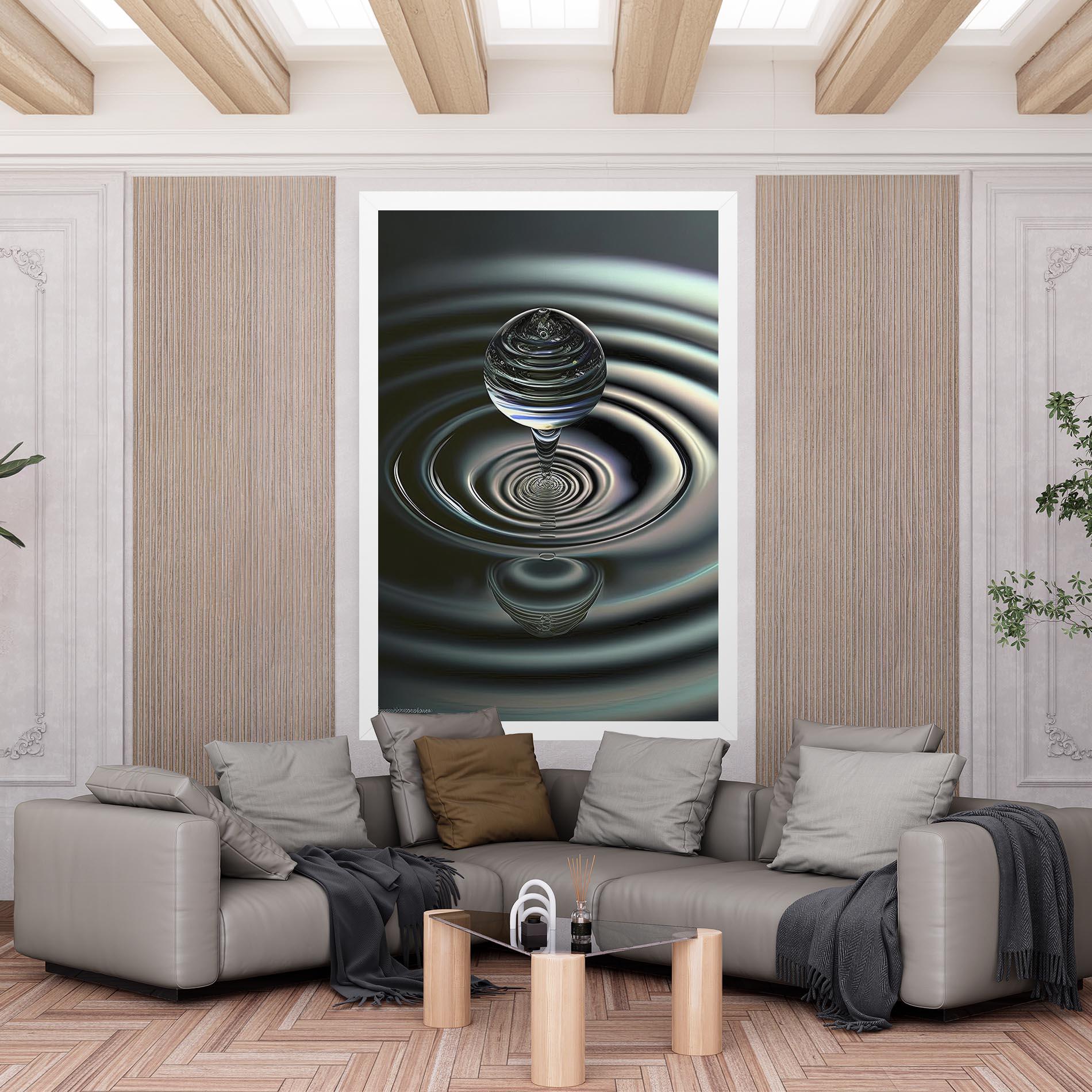 Tablou Canvas Beautiful Water Drop mockup 6