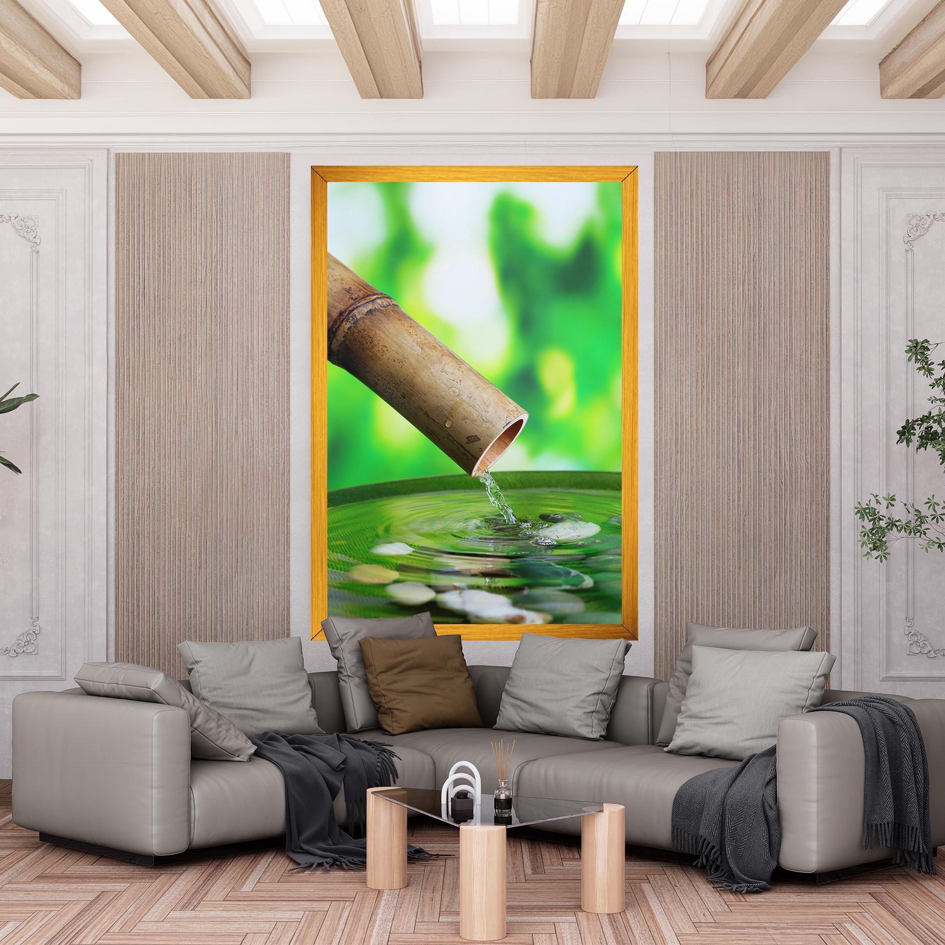 Tablou Canvas Bamboo Fountain mockup 6
