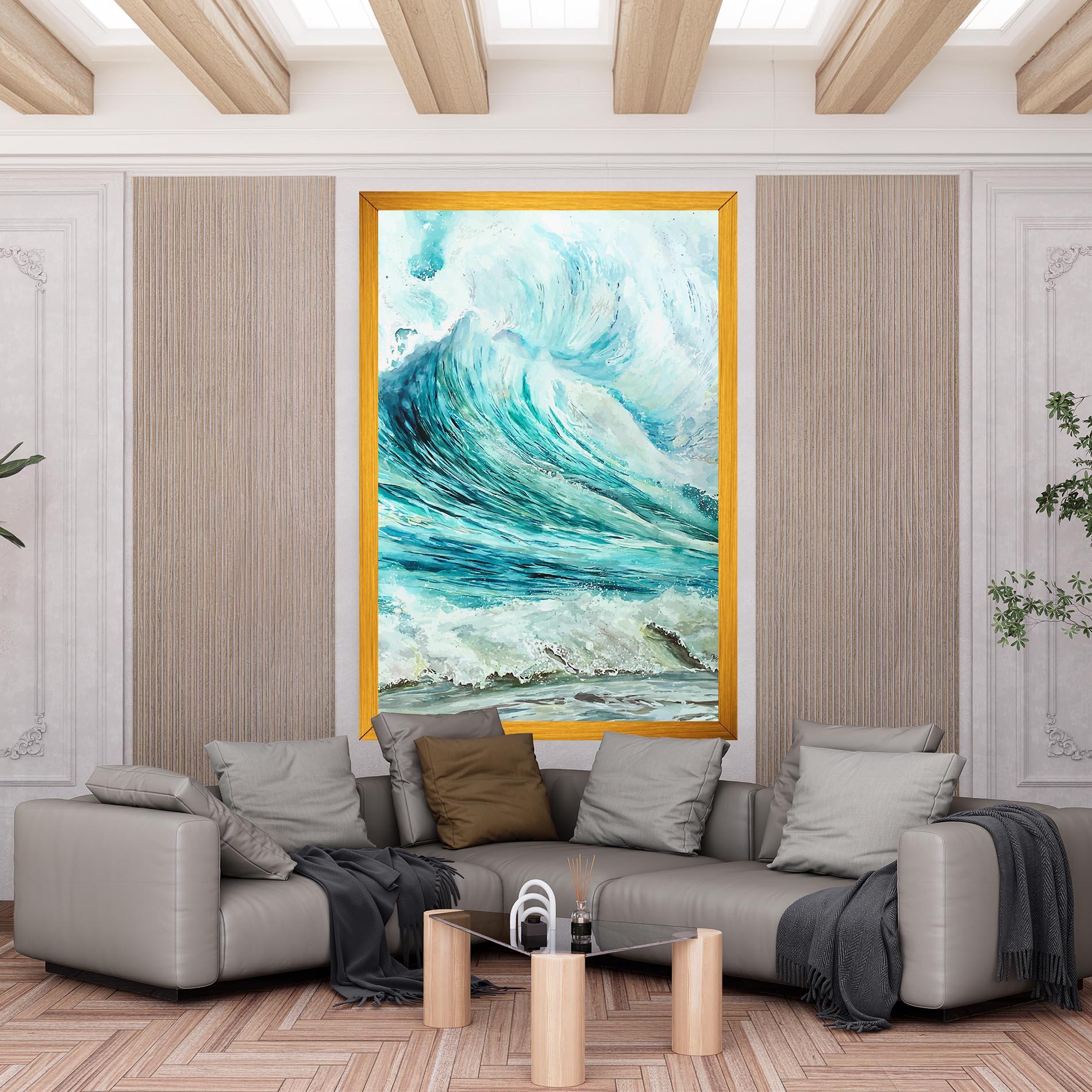 Tablou Canvas Sea Watercolor mockup 6