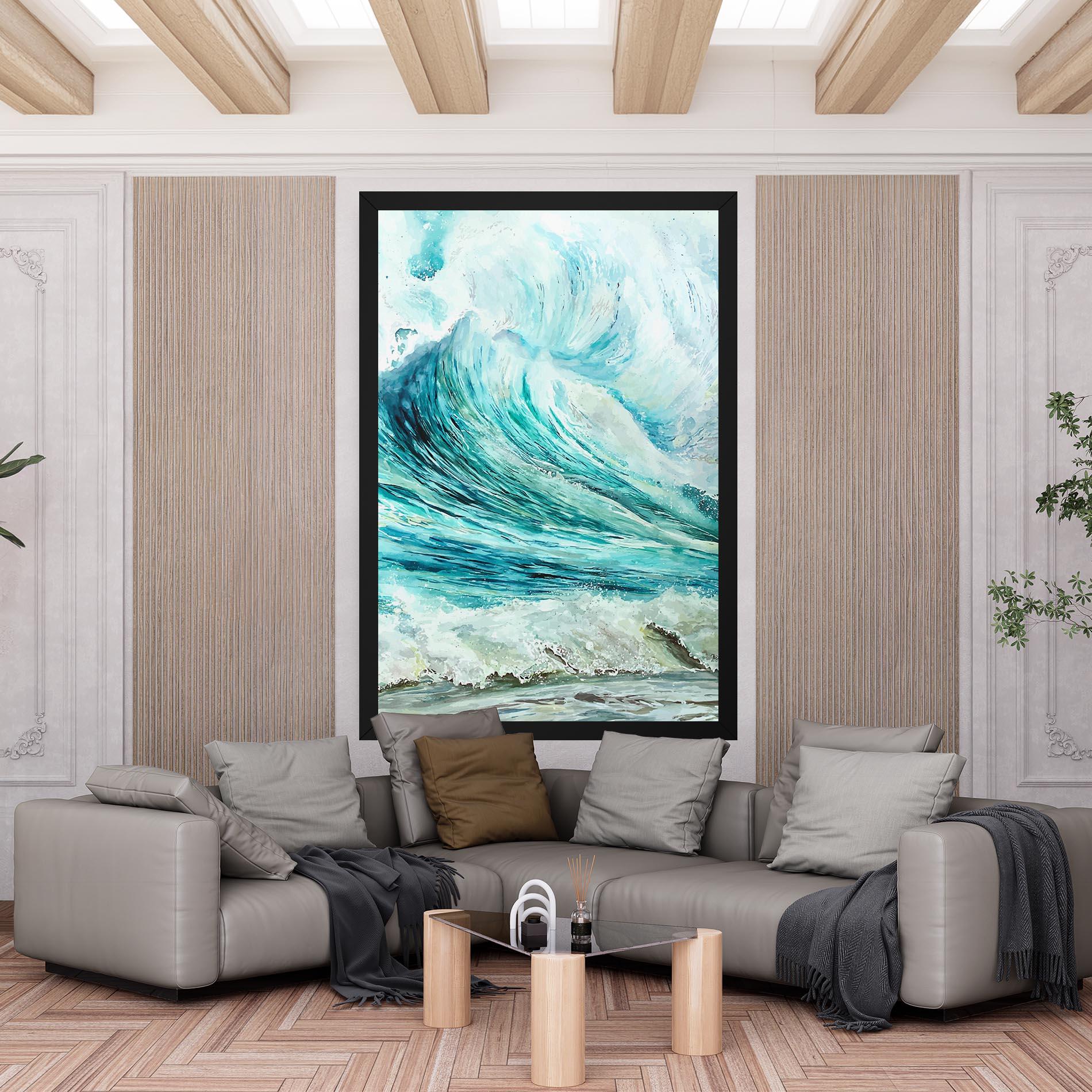 Tablou Canvas Sea Watercolor mockup 6