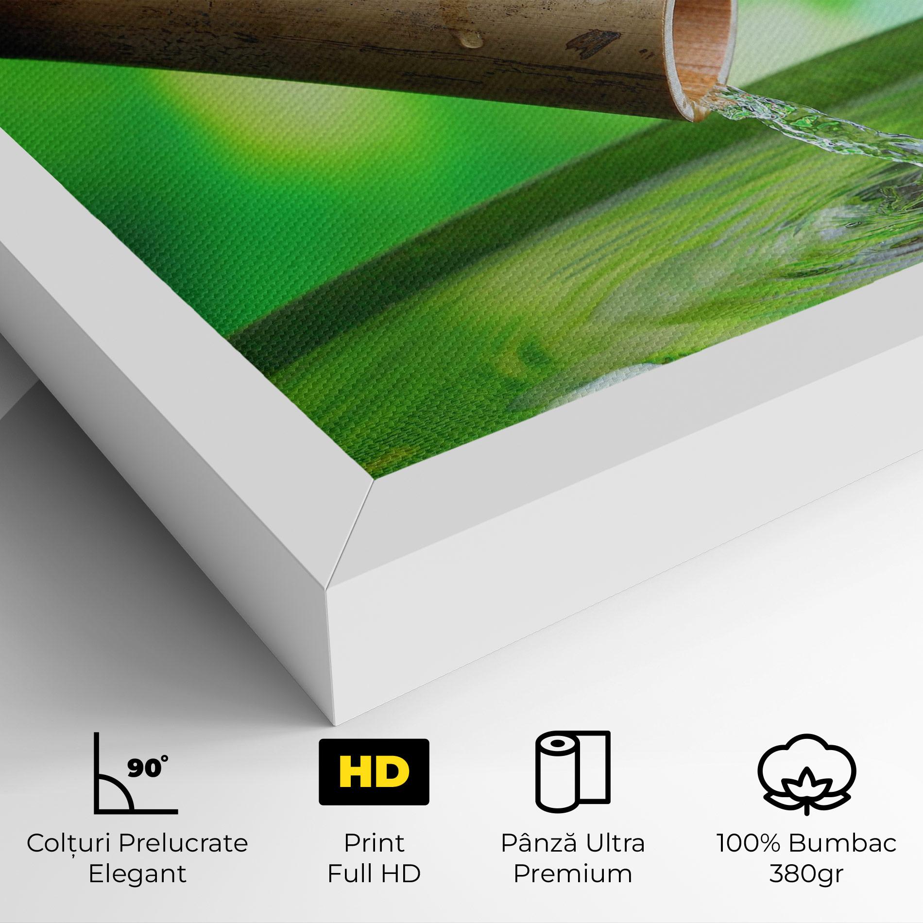 Tablou Canvas Bamboo Fountain mockup 4