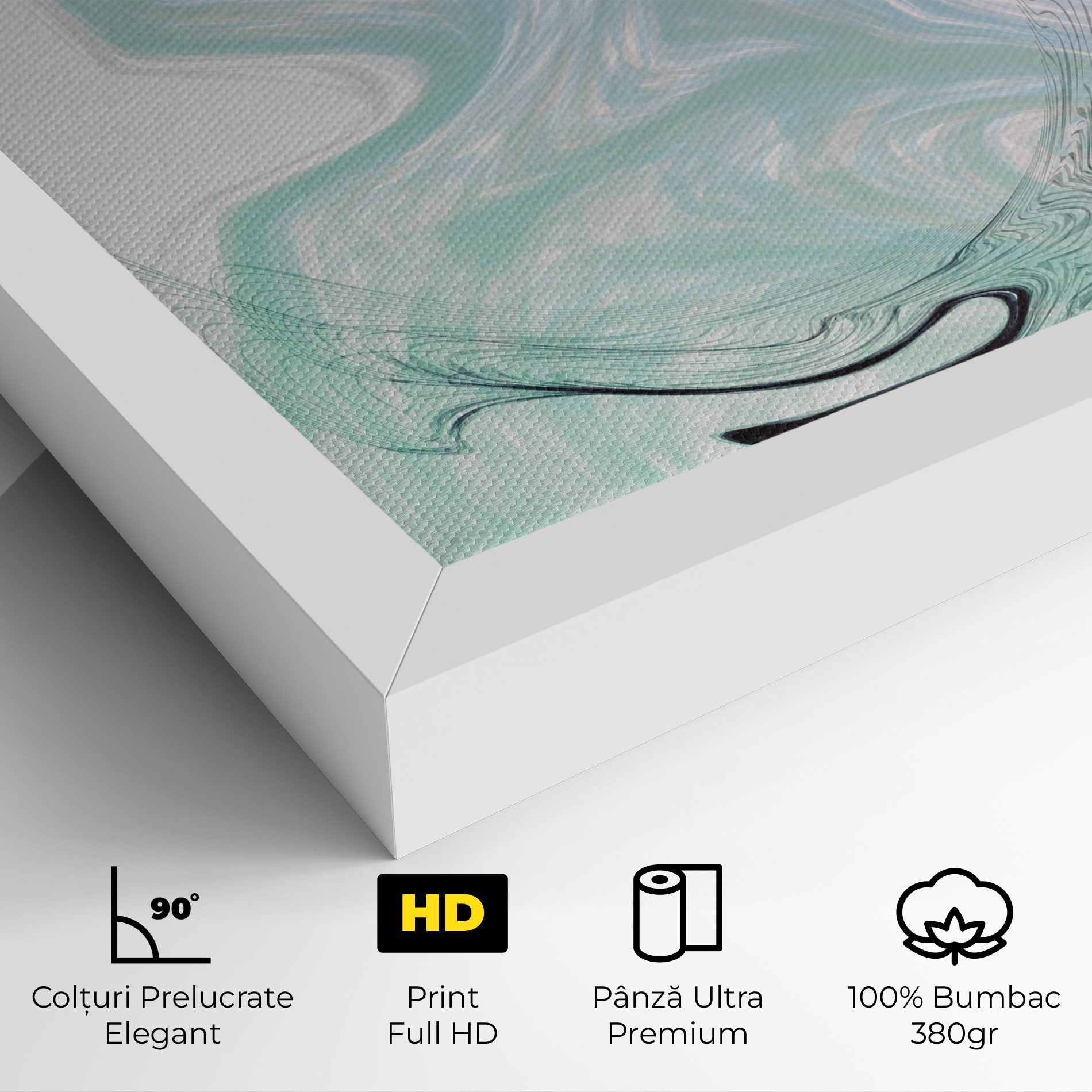 Blue Black Art mockup 4