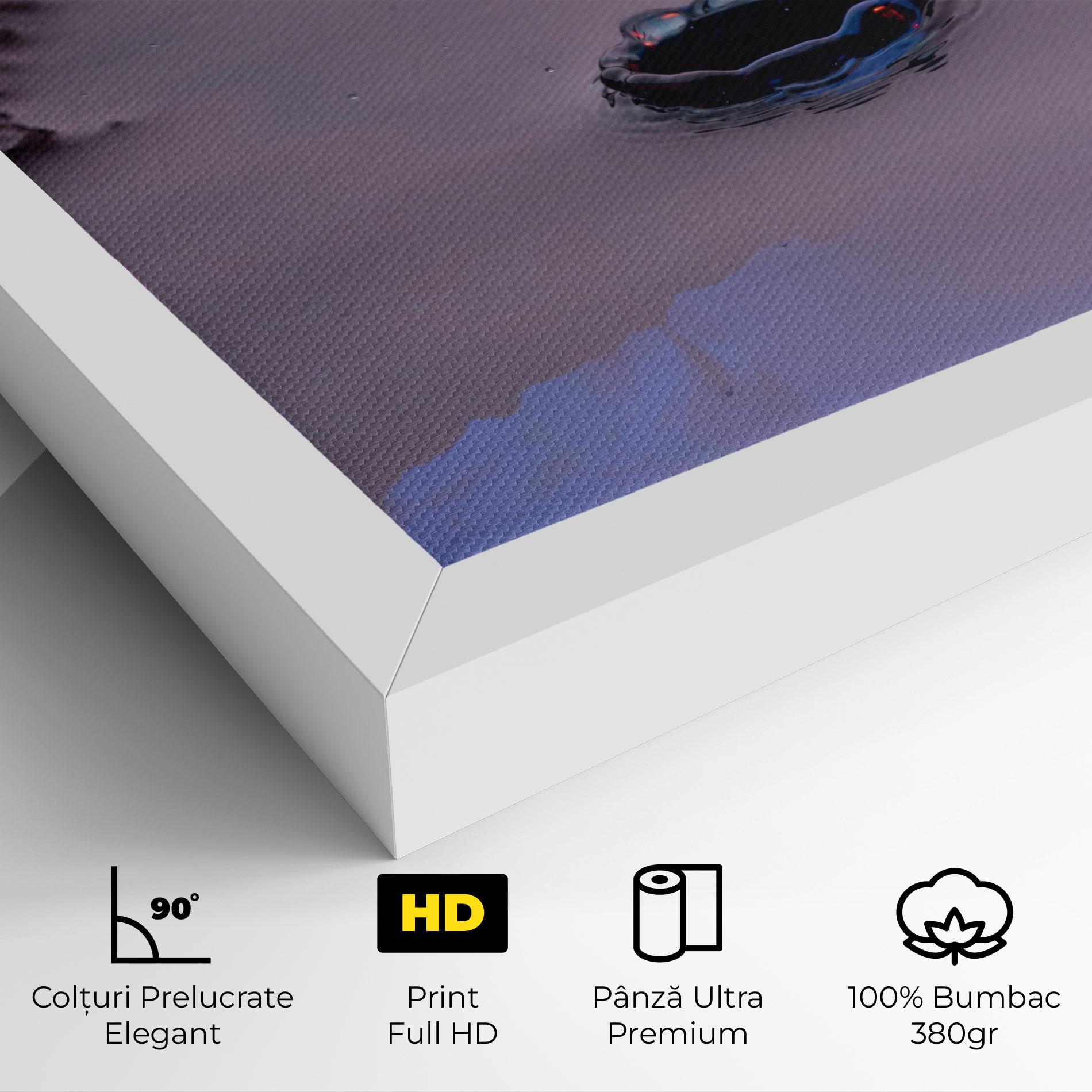 Tablou Canvas Blue Color Water mockup 4