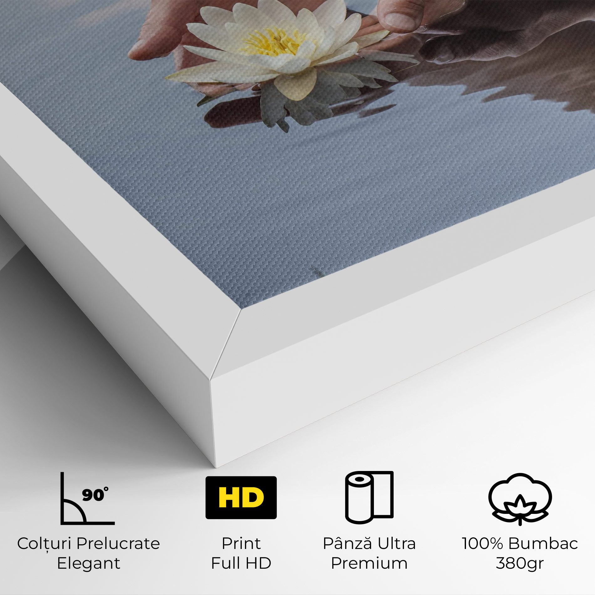 Holding Lake Flower mockup 4