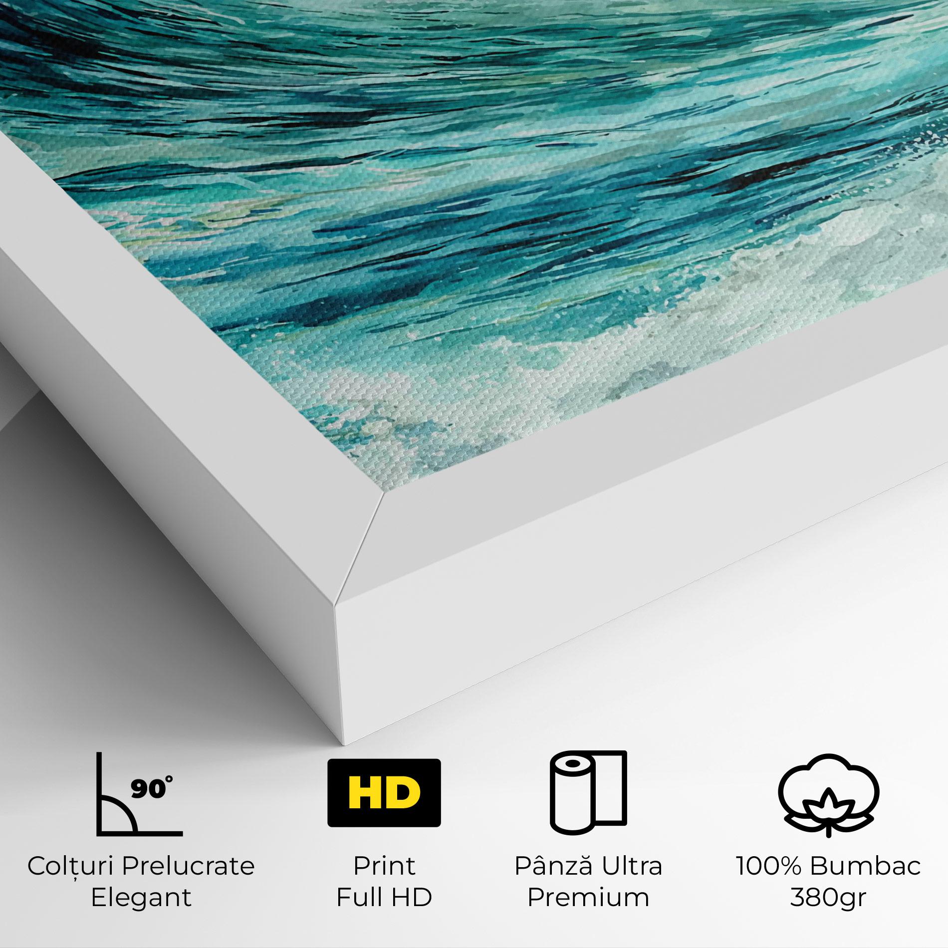 Tablou Canvas Sea Watercolor mockup 4