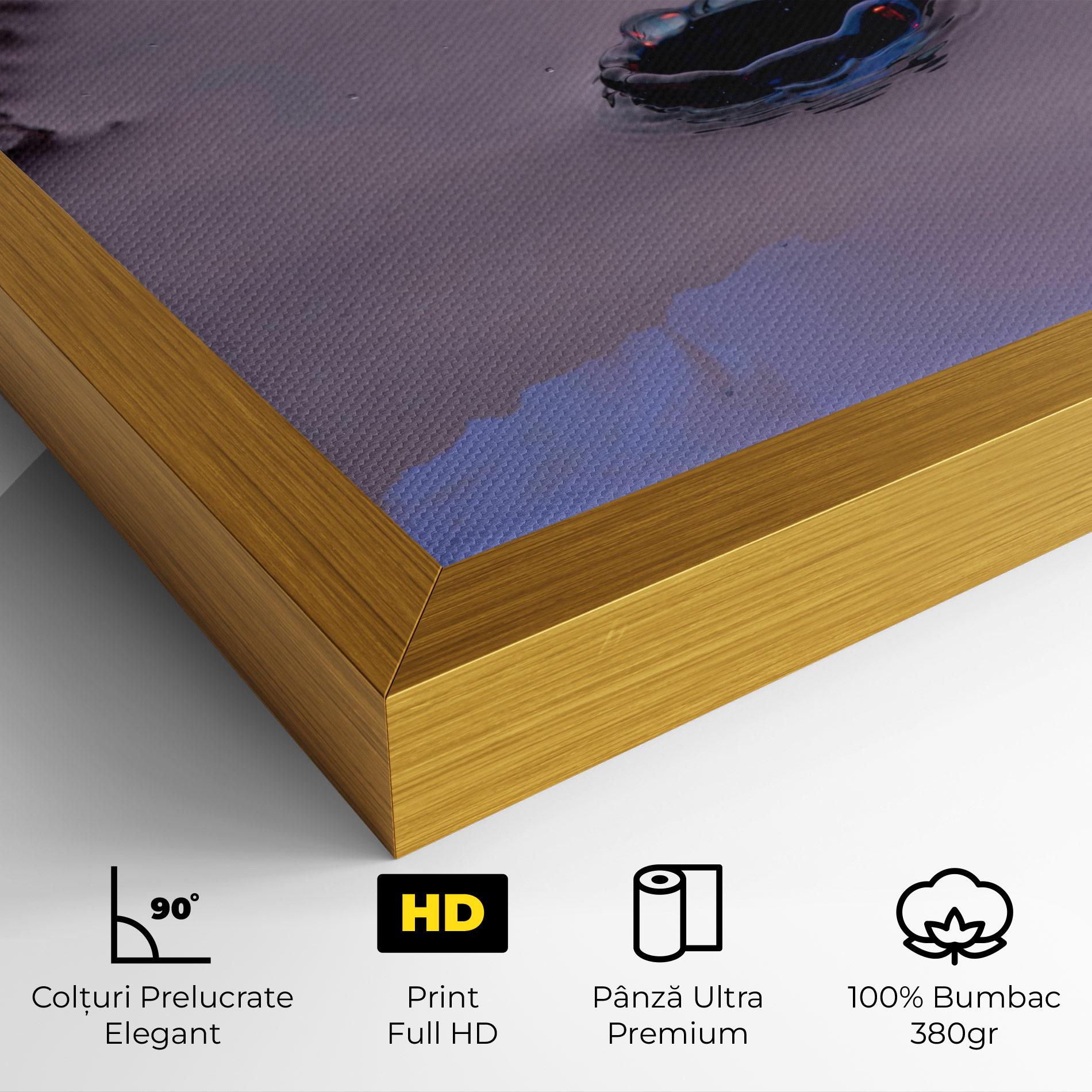 Tablou Canvas Blue Color Water mockup 4