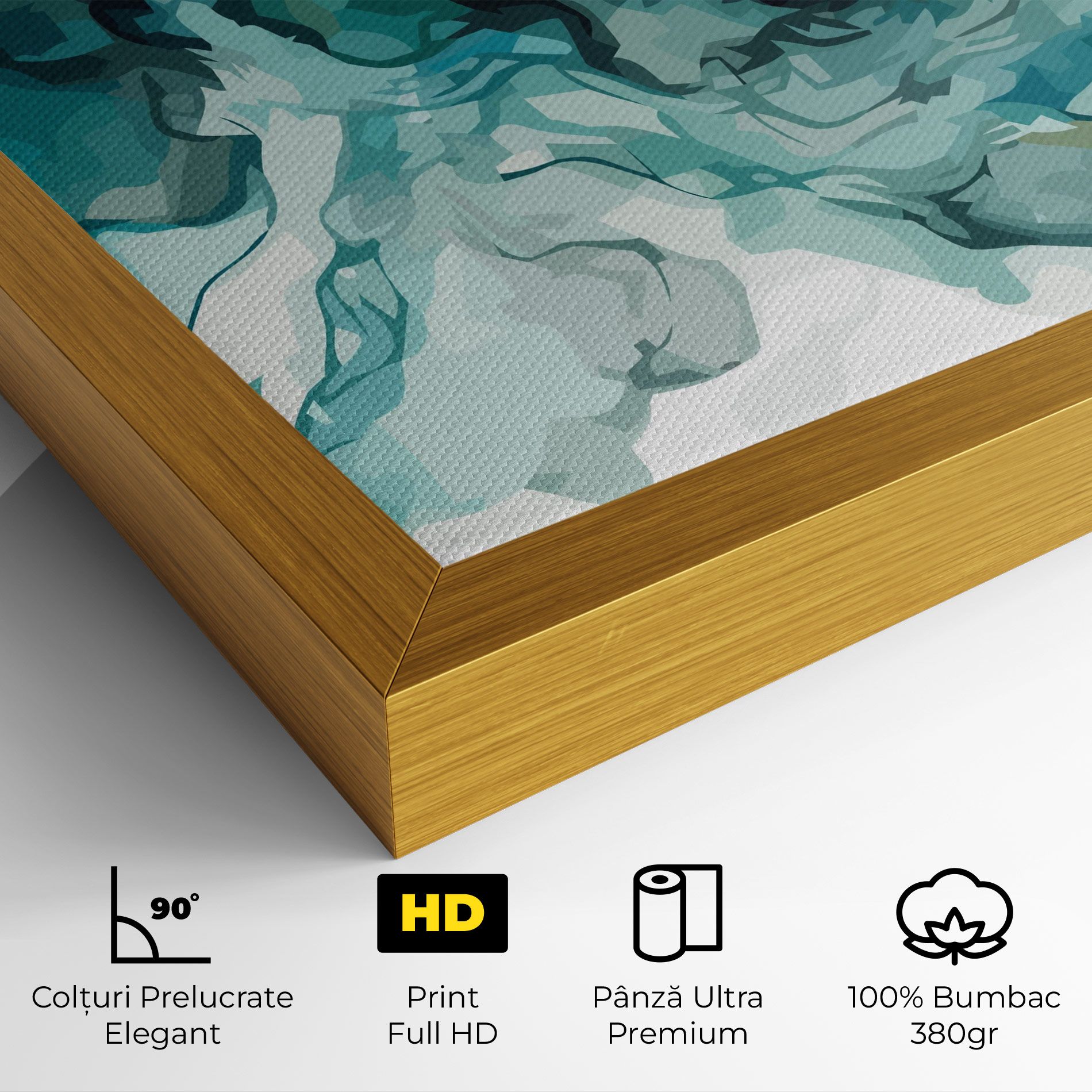 Blue Yellow Art mockup 4