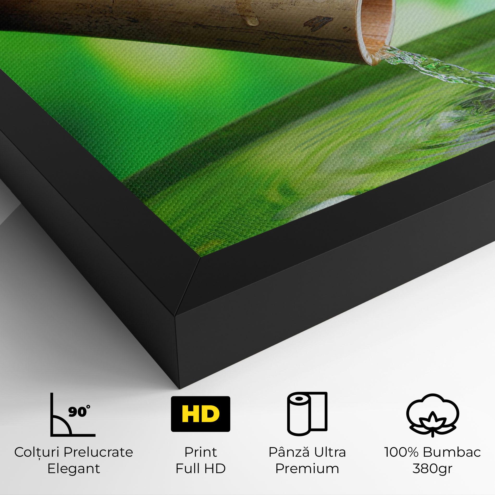 Tablou Canvas Bamboo Fountain mockup 4