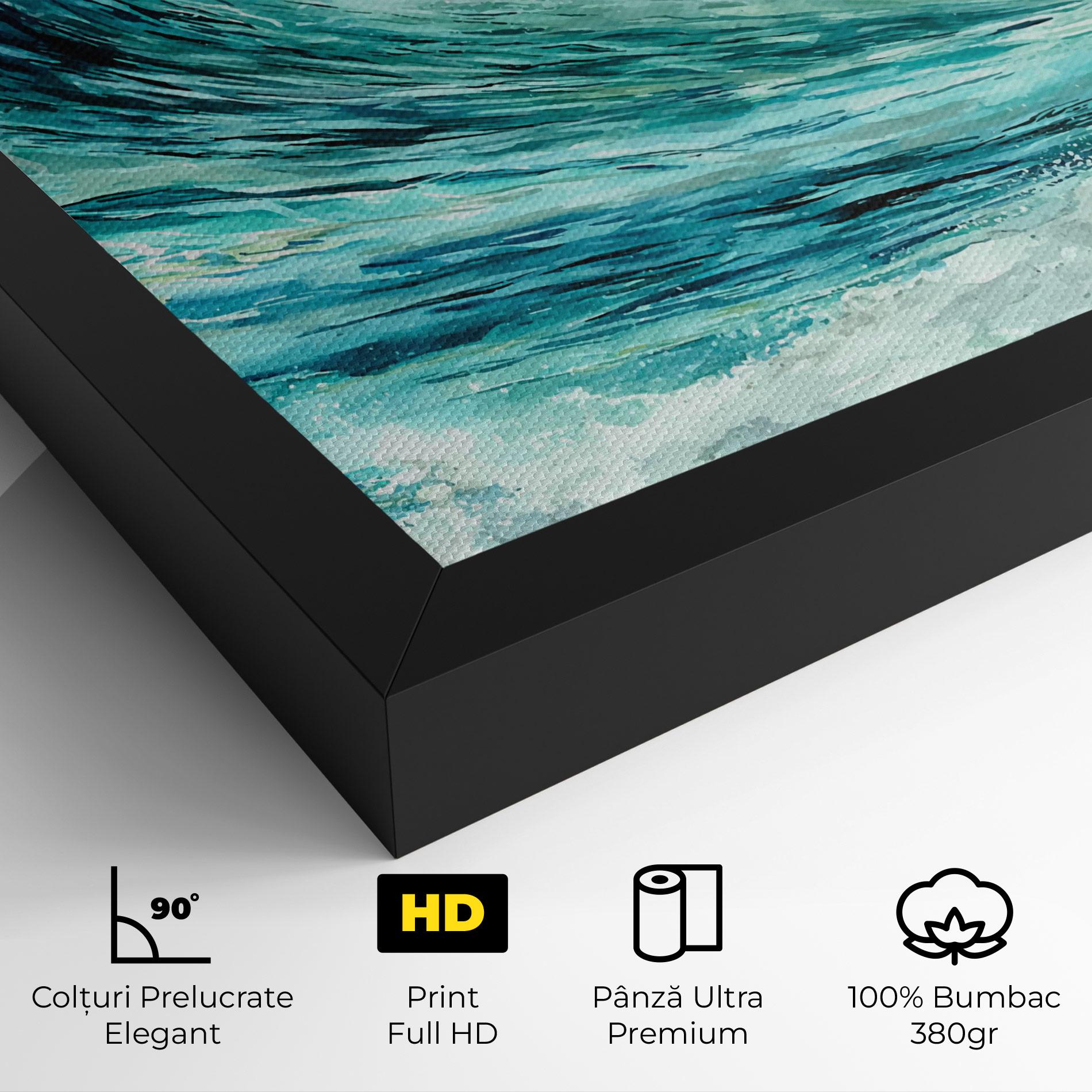 Tablou Canvas Sea Watercolor mockup 4