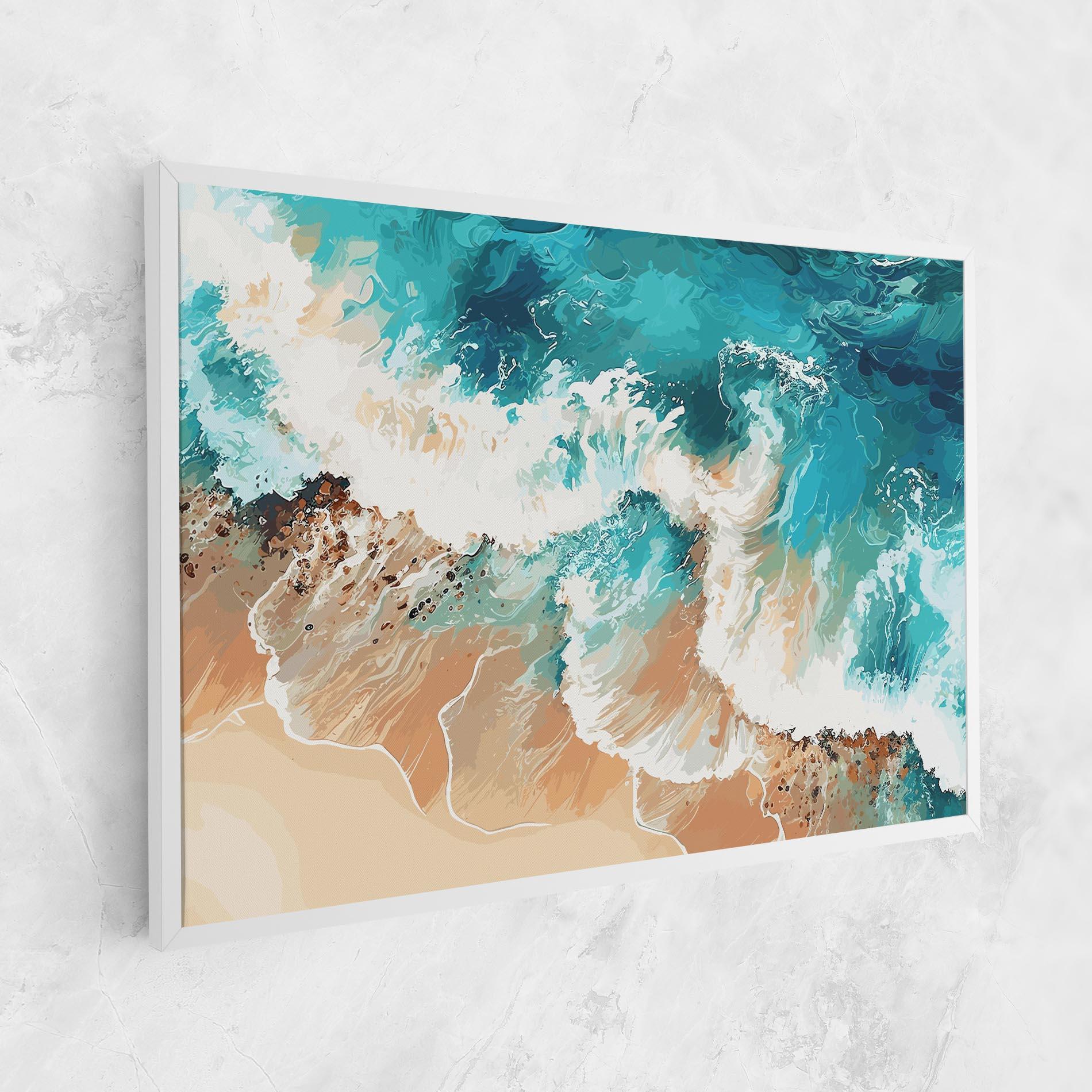 Tablou Canvas Artistic Waves mockup 1