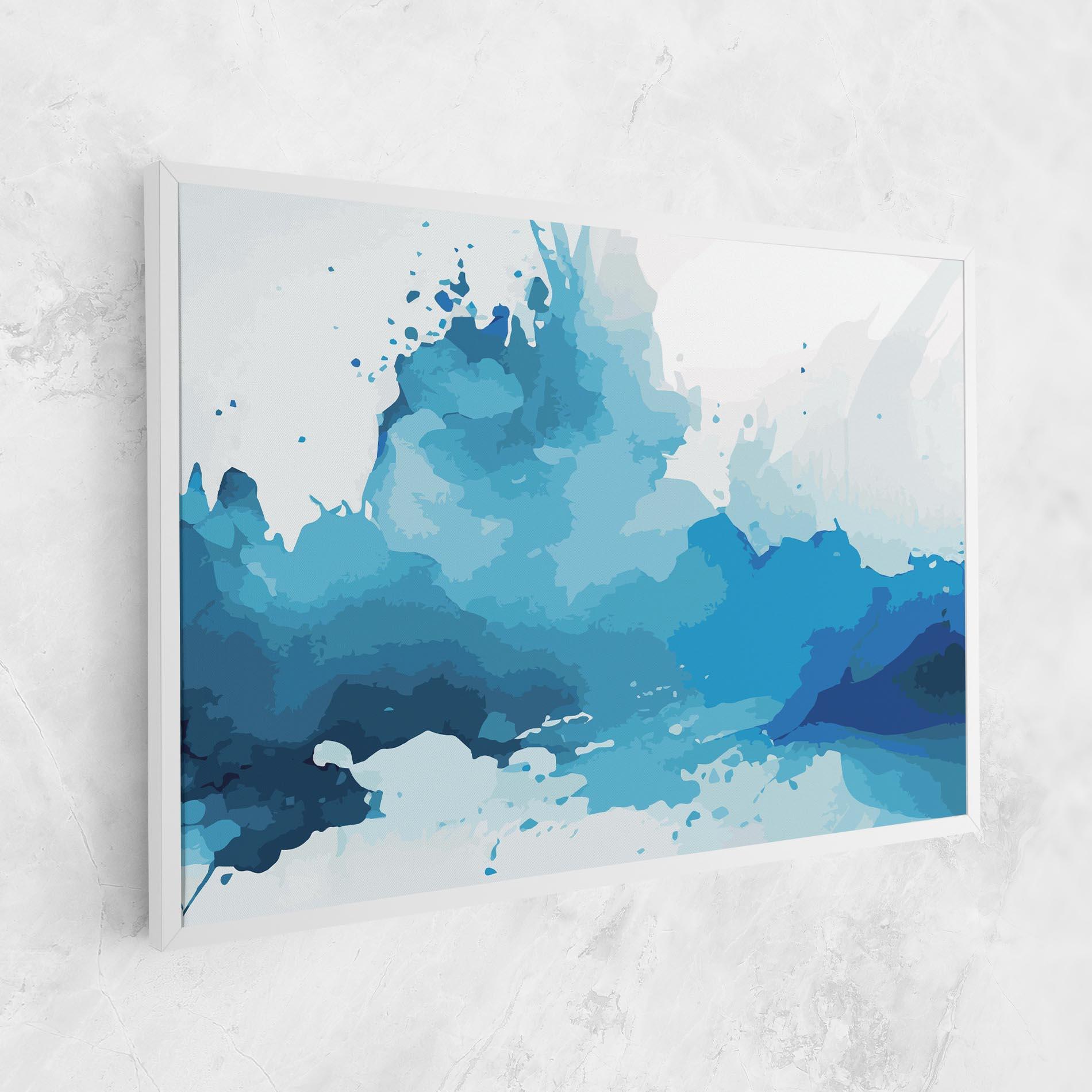 Tablou Canvas Blue Water Art mockup 1