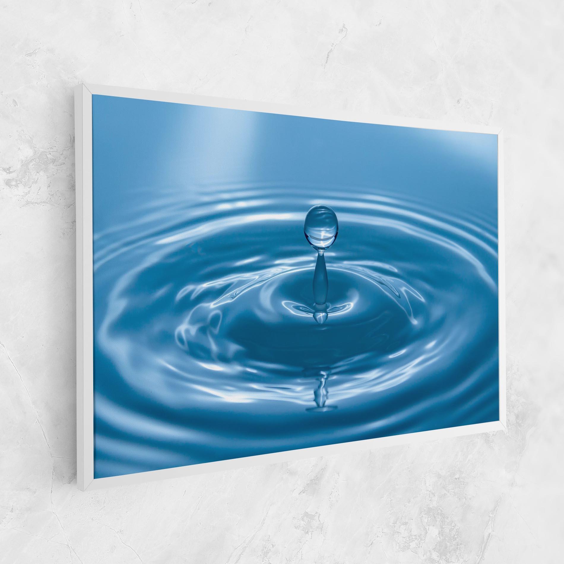 Tablou Canvas Drop Close Up mockup 1