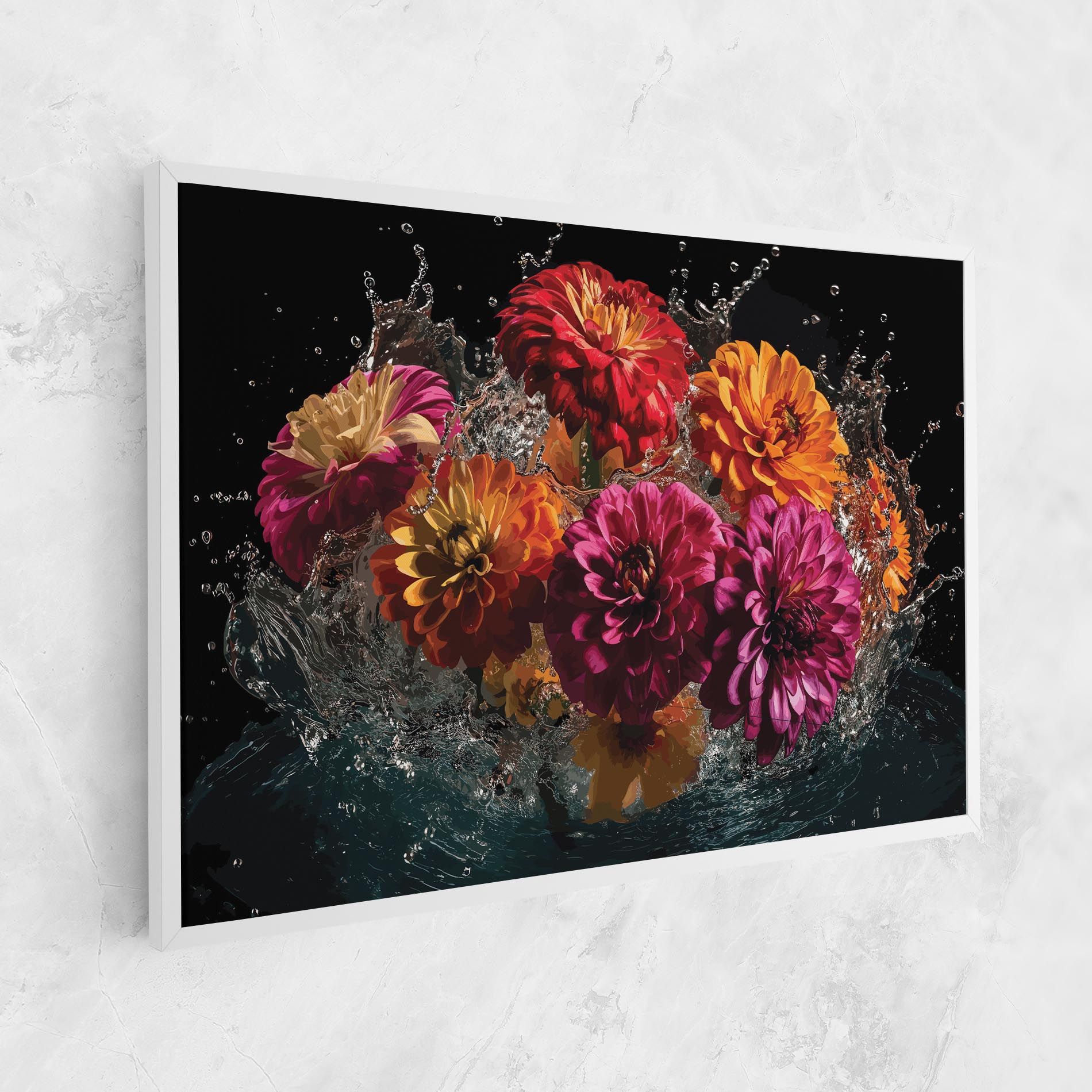 Flower Water Splash mockup 1