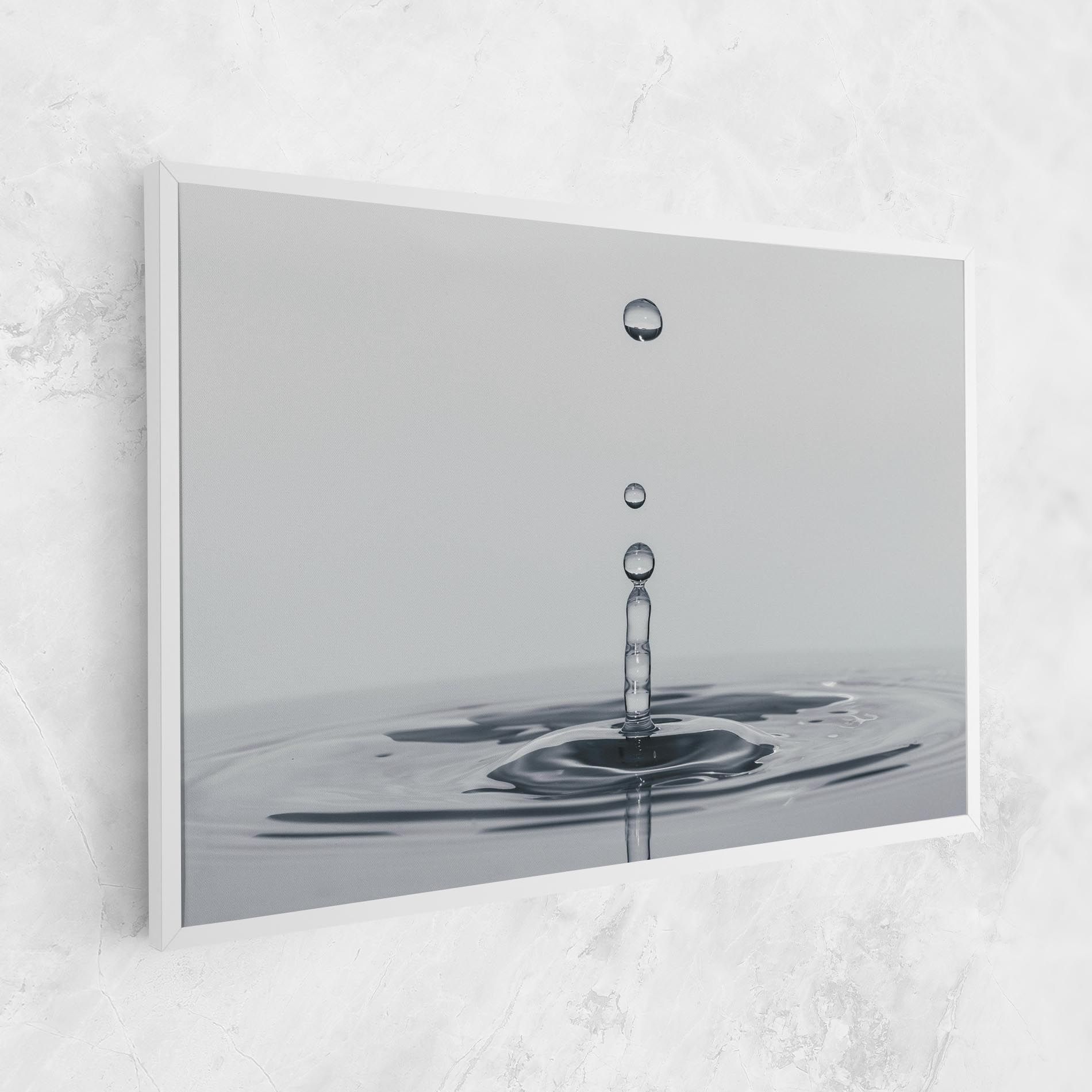 Grey Water Drop mockup 1