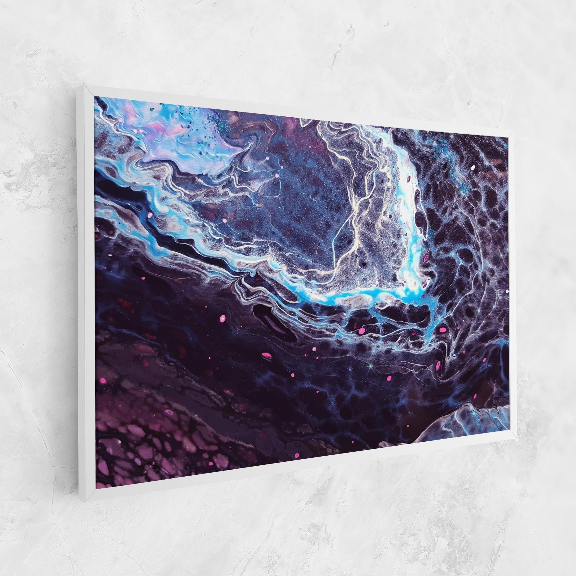 Tablou Canvas Purple Blue Water mockup 1