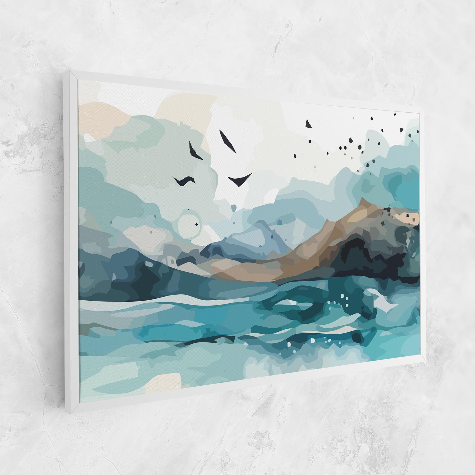 Tablou Canvas Water Birds mockup 1