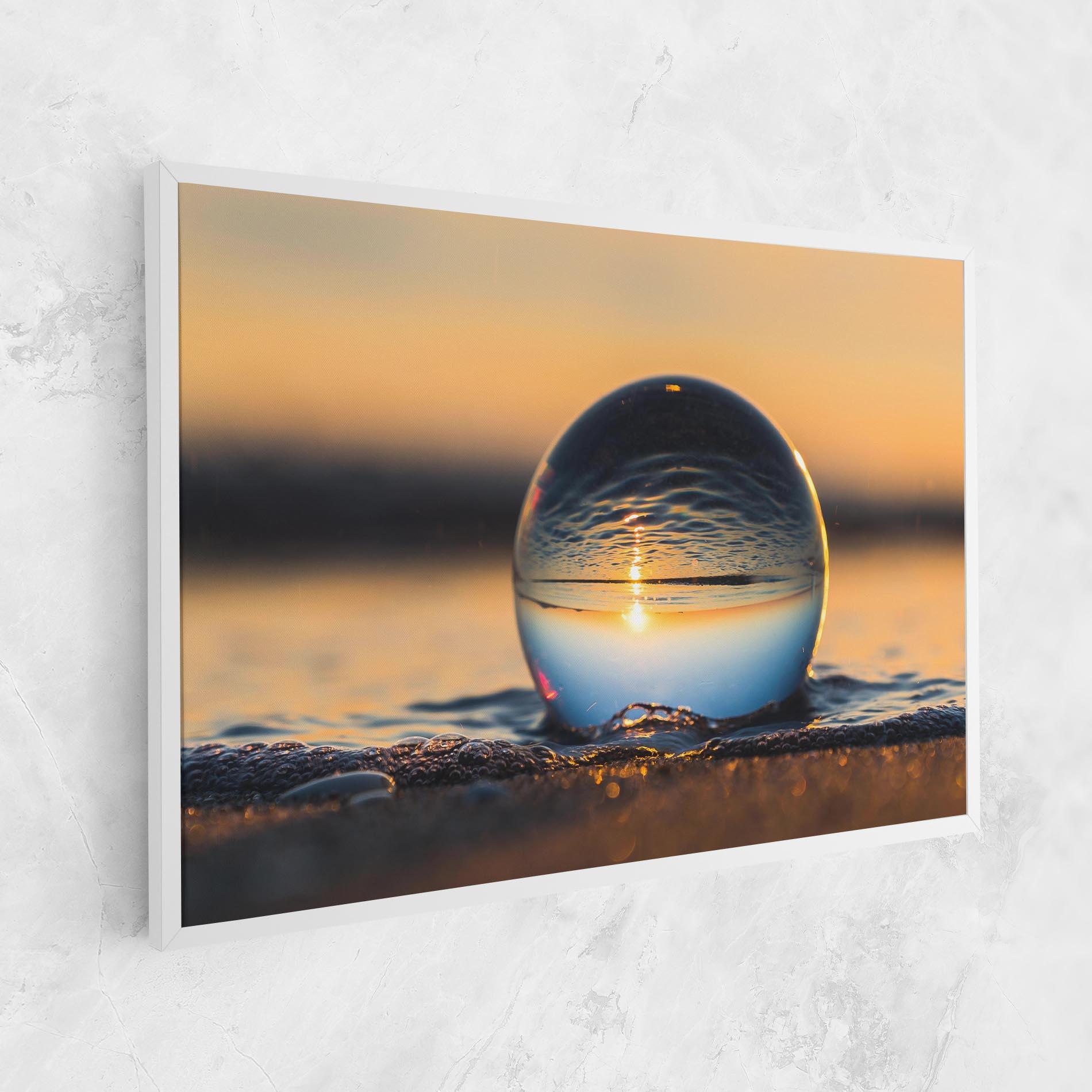Tablou Canvas Water Bubble Reflecting mockup 1