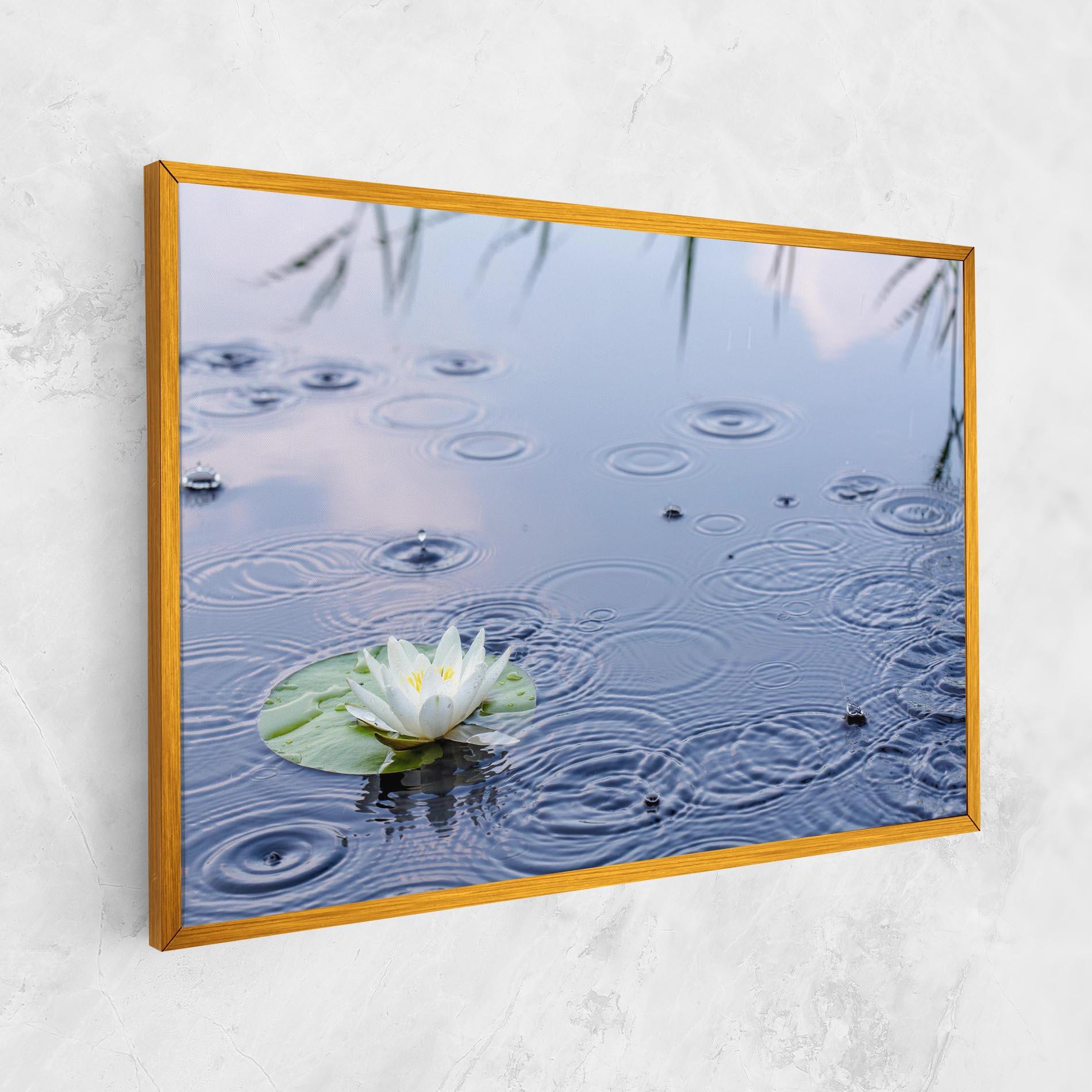 Tablou Canvas Clear Lake Rain mockup 1
