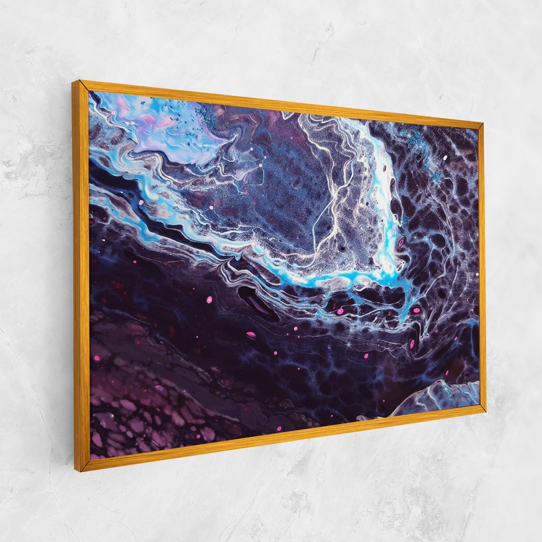Tablou Canvas Purple Blue Water mockup 1