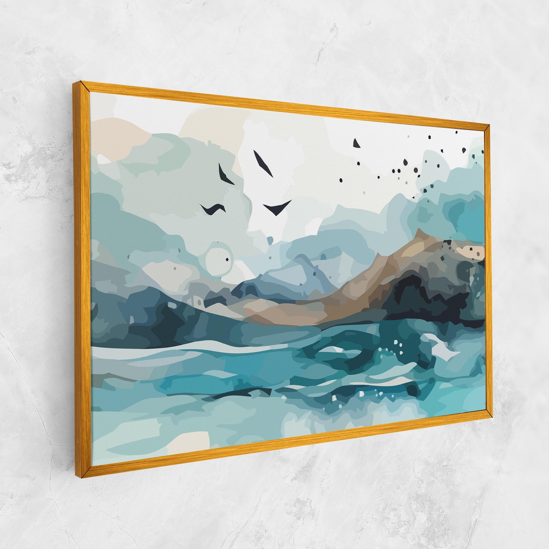 Tablou Canvas Water Birds mockup 1