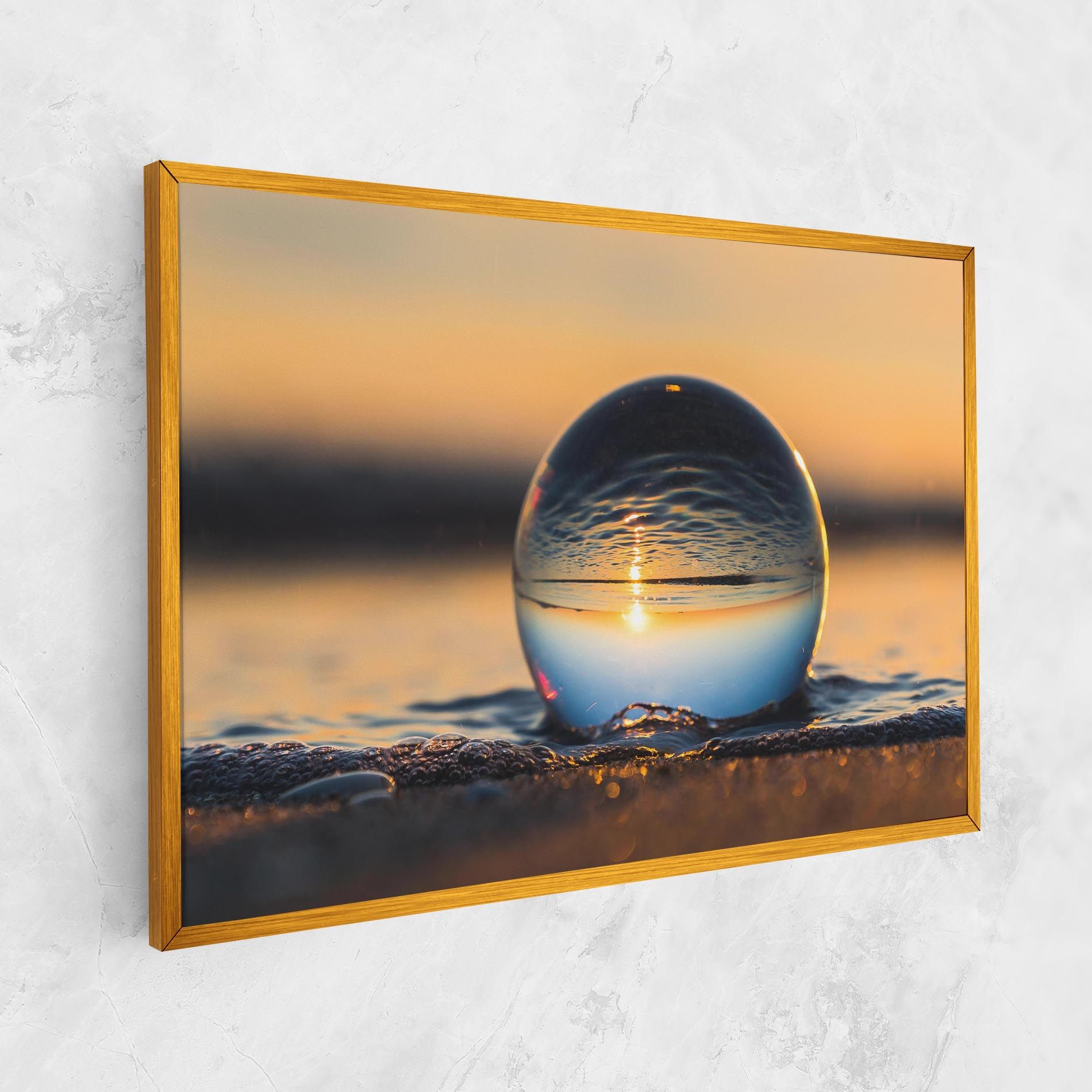 Water Bubble Reflecting mockup 1