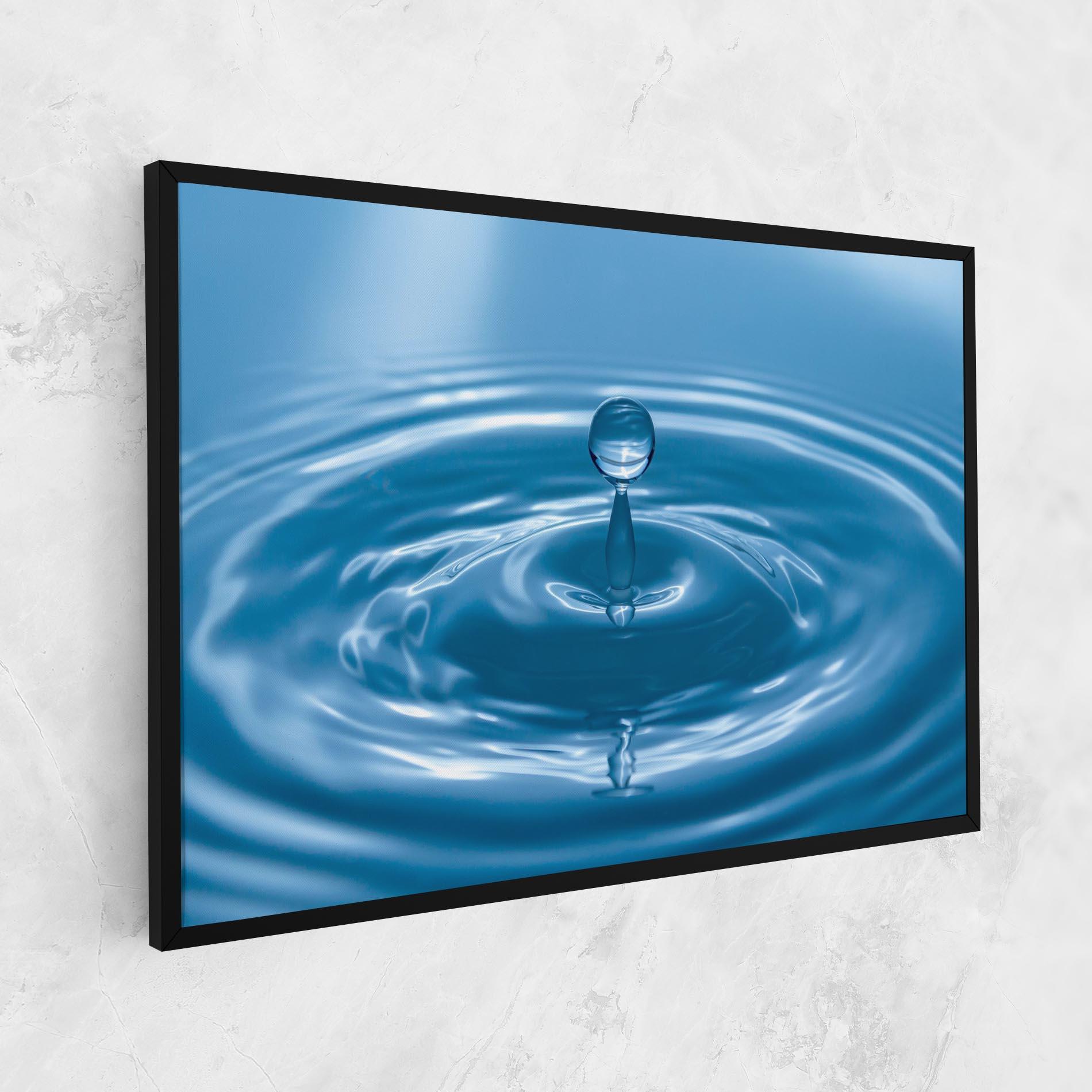 Tablou Canvas Drop Close Up mockup 1