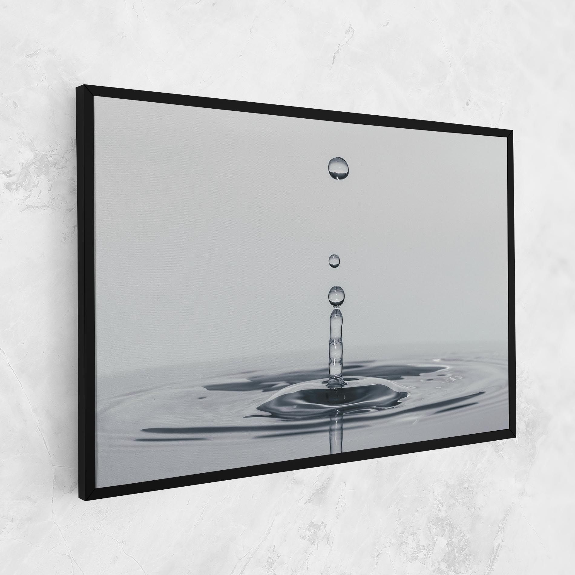 Grey Water Drop mockup 1