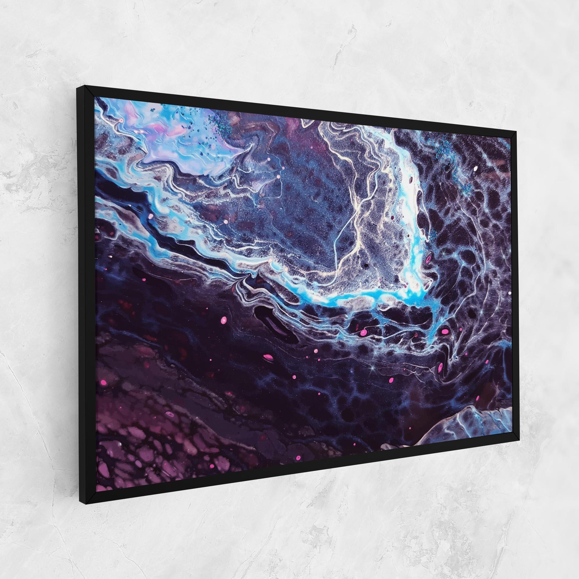 Tablou Canvas Purple Blue Water mockup 1