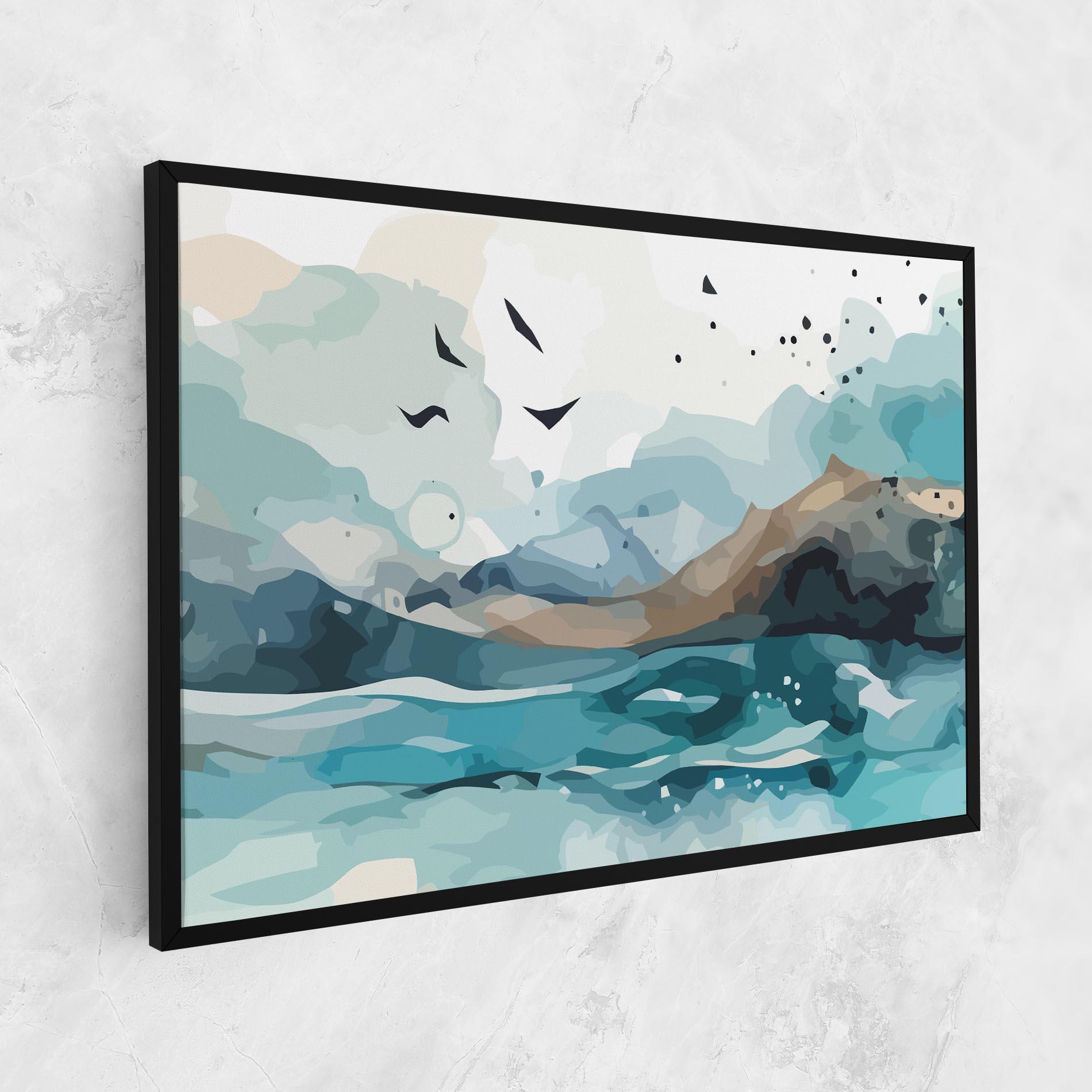 Tablou Canvas Water Birds mockup 1