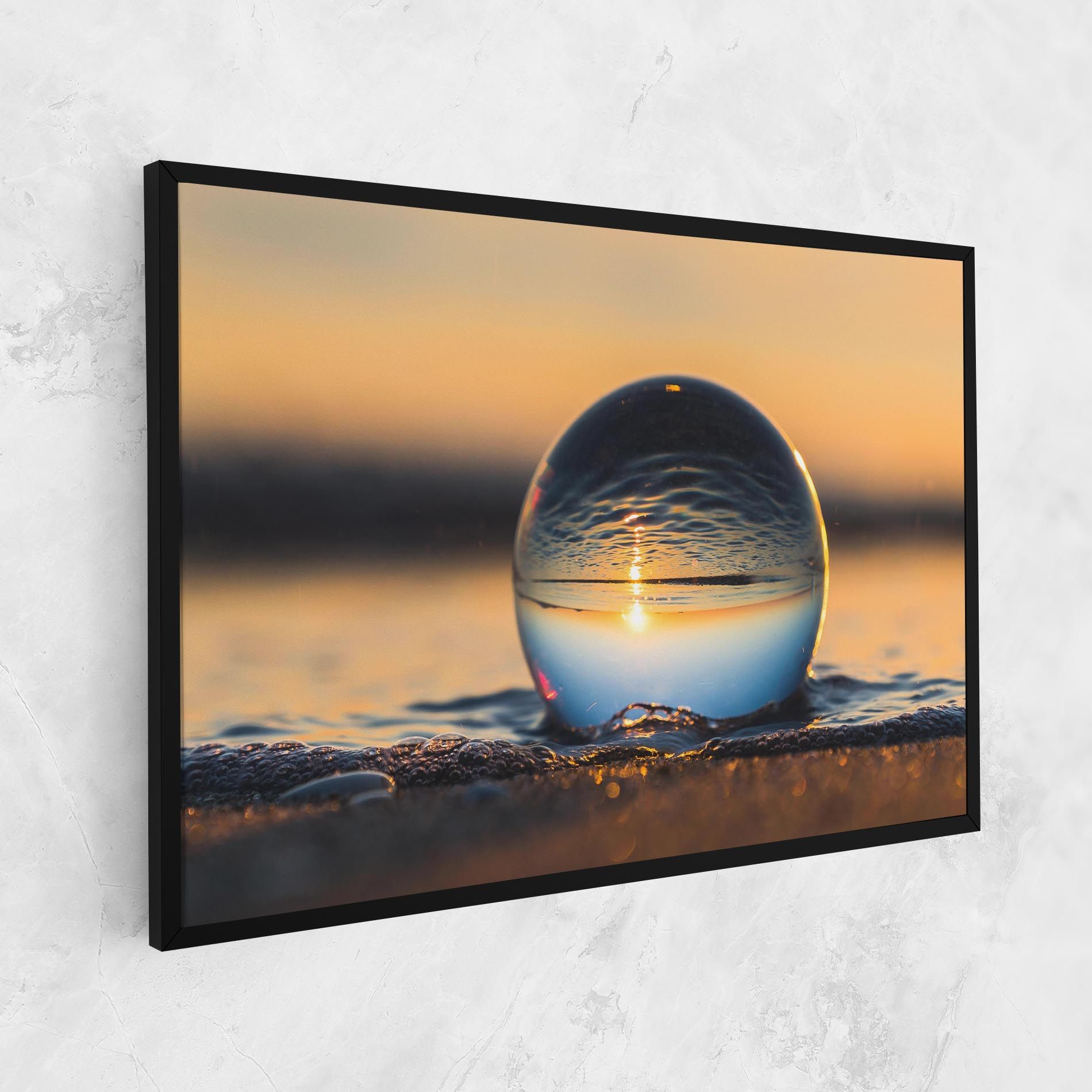 Water Bubble Reflecting mockup 1