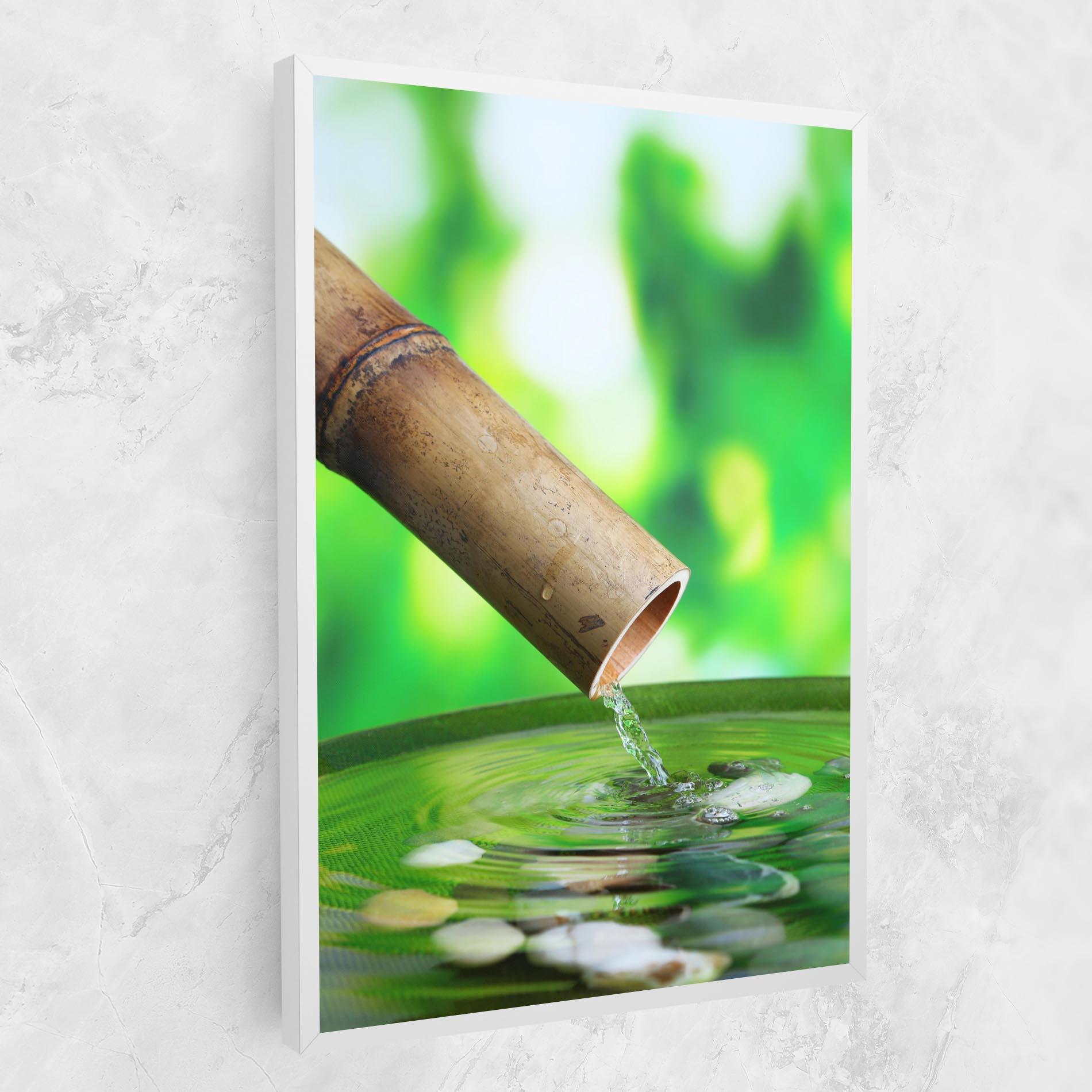 Tablou Canvas Bamboo Fountain mockup 1